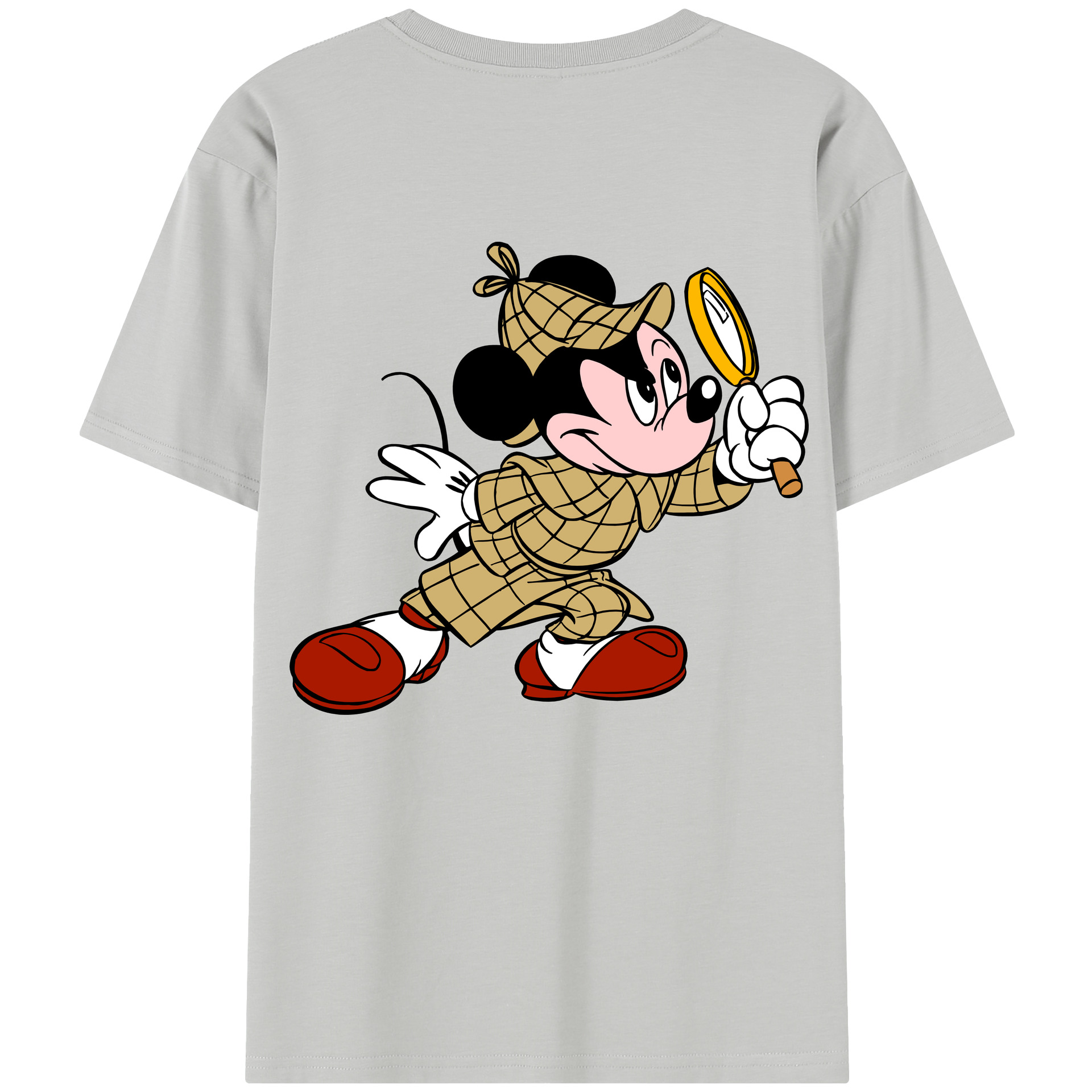 （画像用） ミッキーマウス Mickey Mouse レディース半袖Tシャツ(バックプリント)