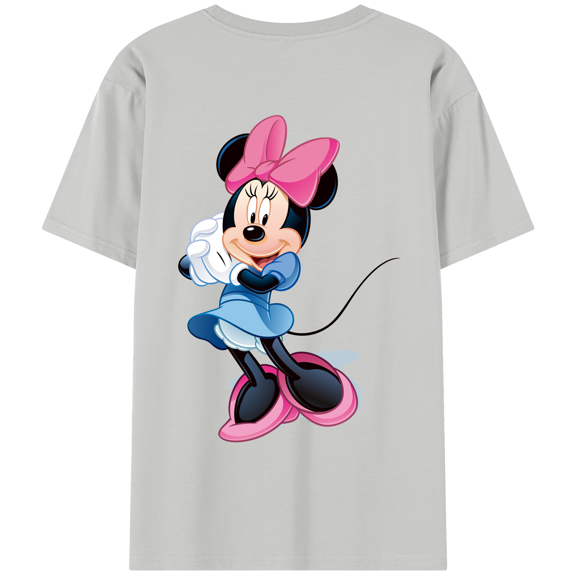 （画像用） ミッキーマウス Mickey Mouse レディース半袖Tシャツ(バックプリント)