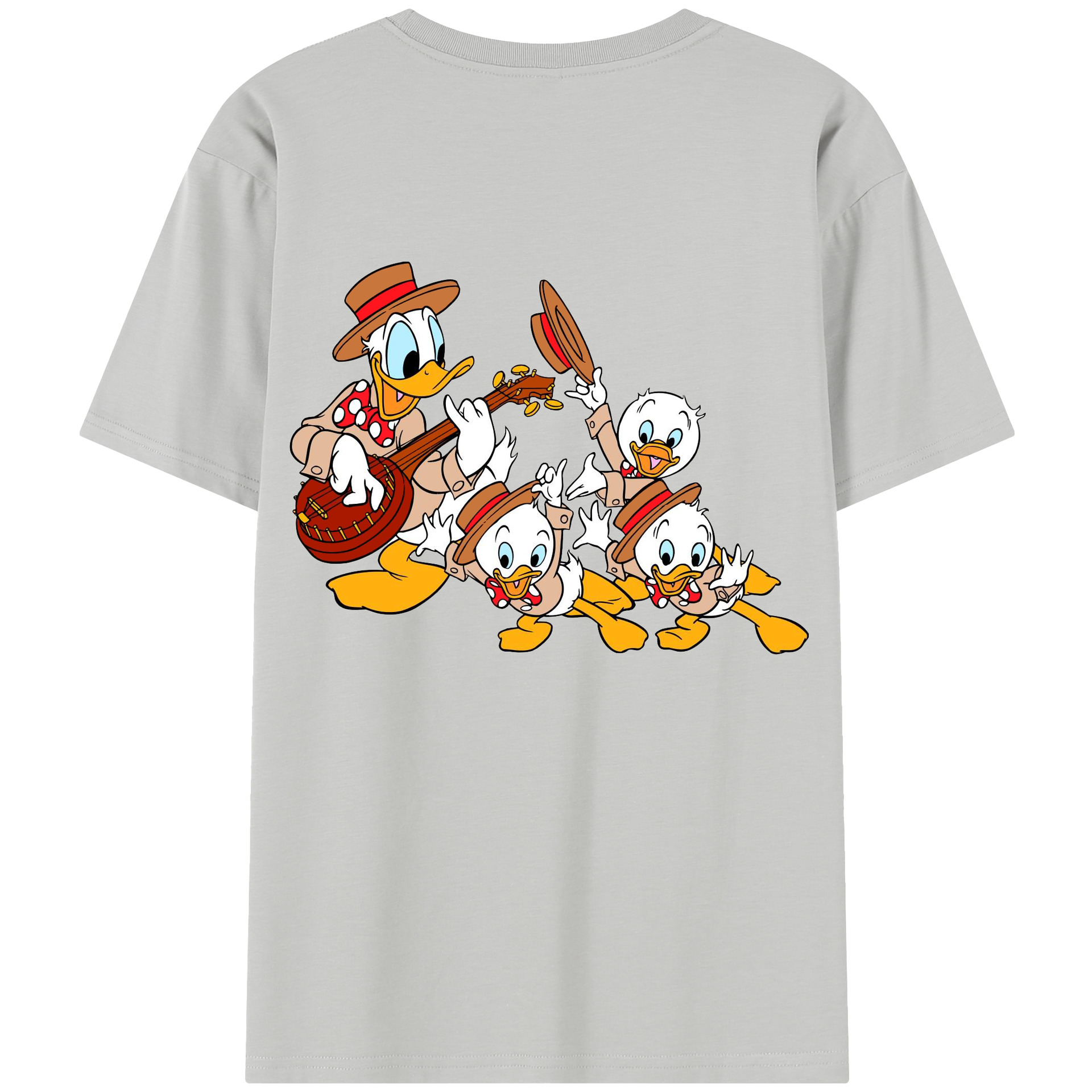 （画像用） ミッキーマウス Mickey Mouse レディース半袖Tシャツ(バックプリント)