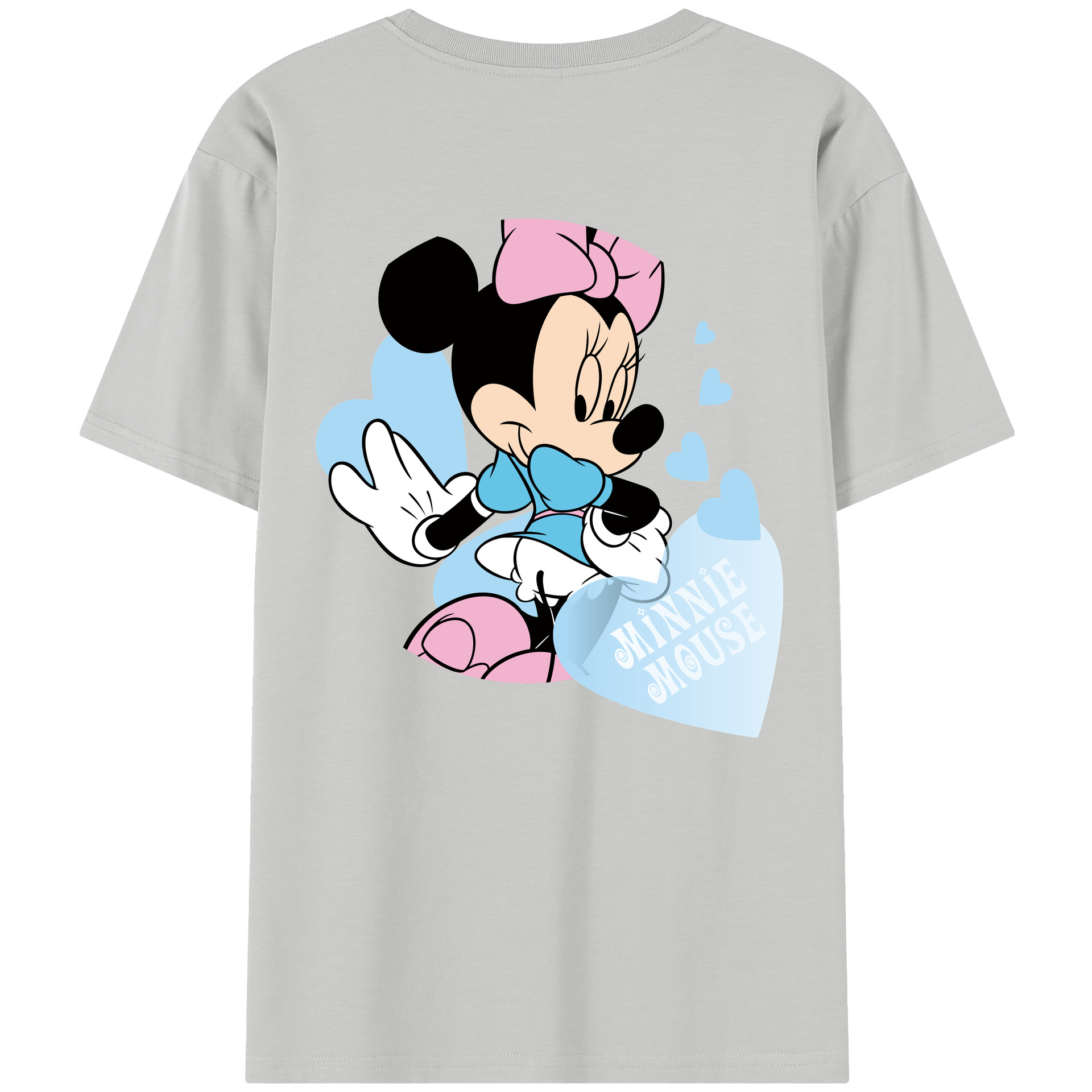 （画像用） ミッキーマウス Mickey Mouse レディース半袖Tシャツ(バックプリント)