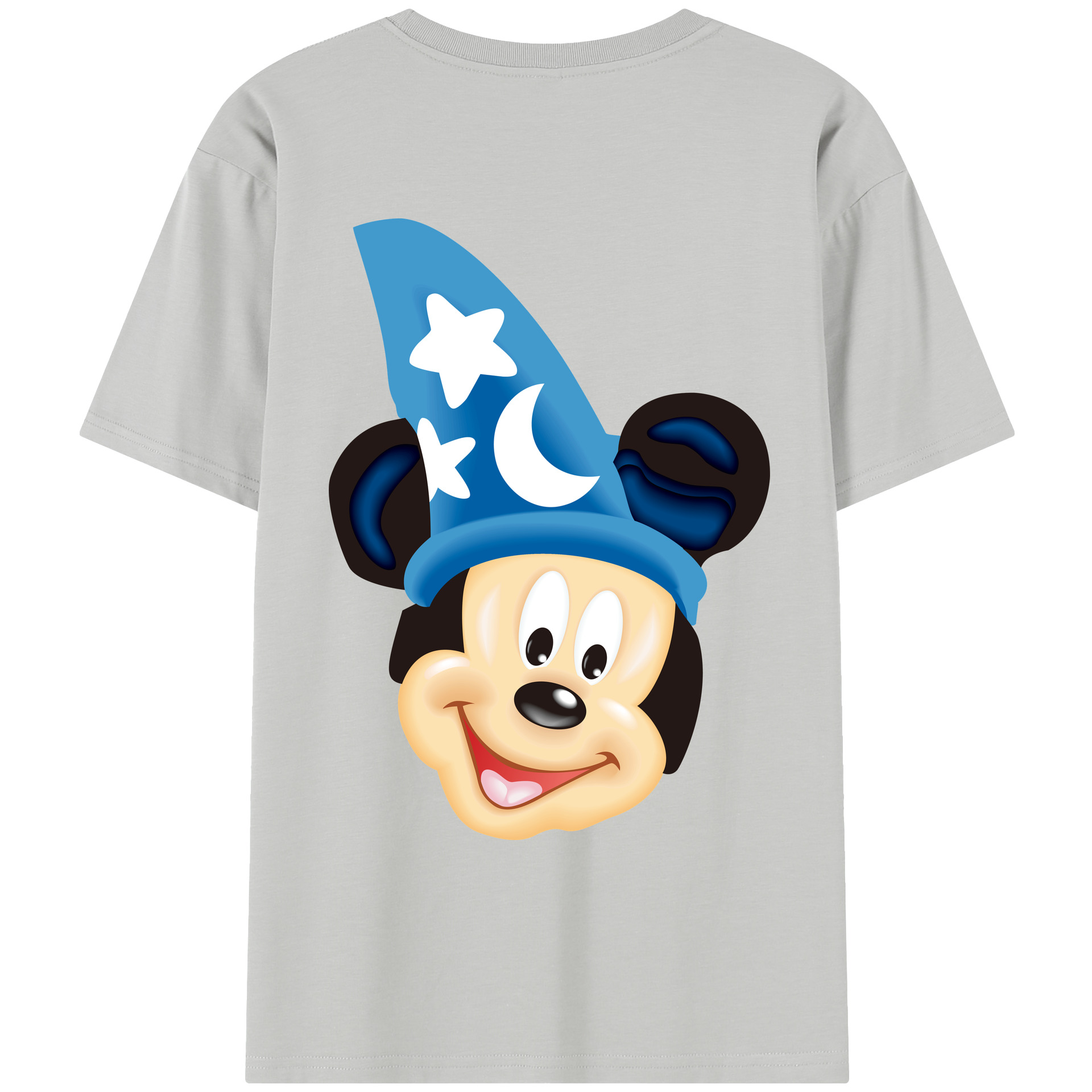 （画像用） ミッキーマウス Mickey Mouse レディース半袖Tシャツ(バックプリント)