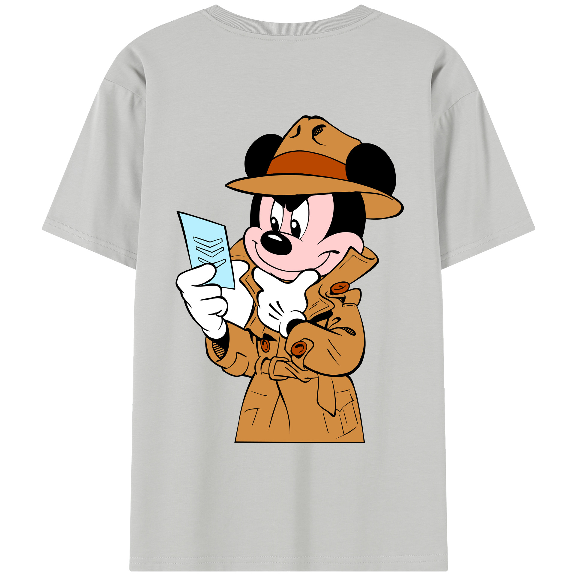（画像用） ミッキーマウス Mickey Mouse レディース半袖Tシャツ(バックプリント)