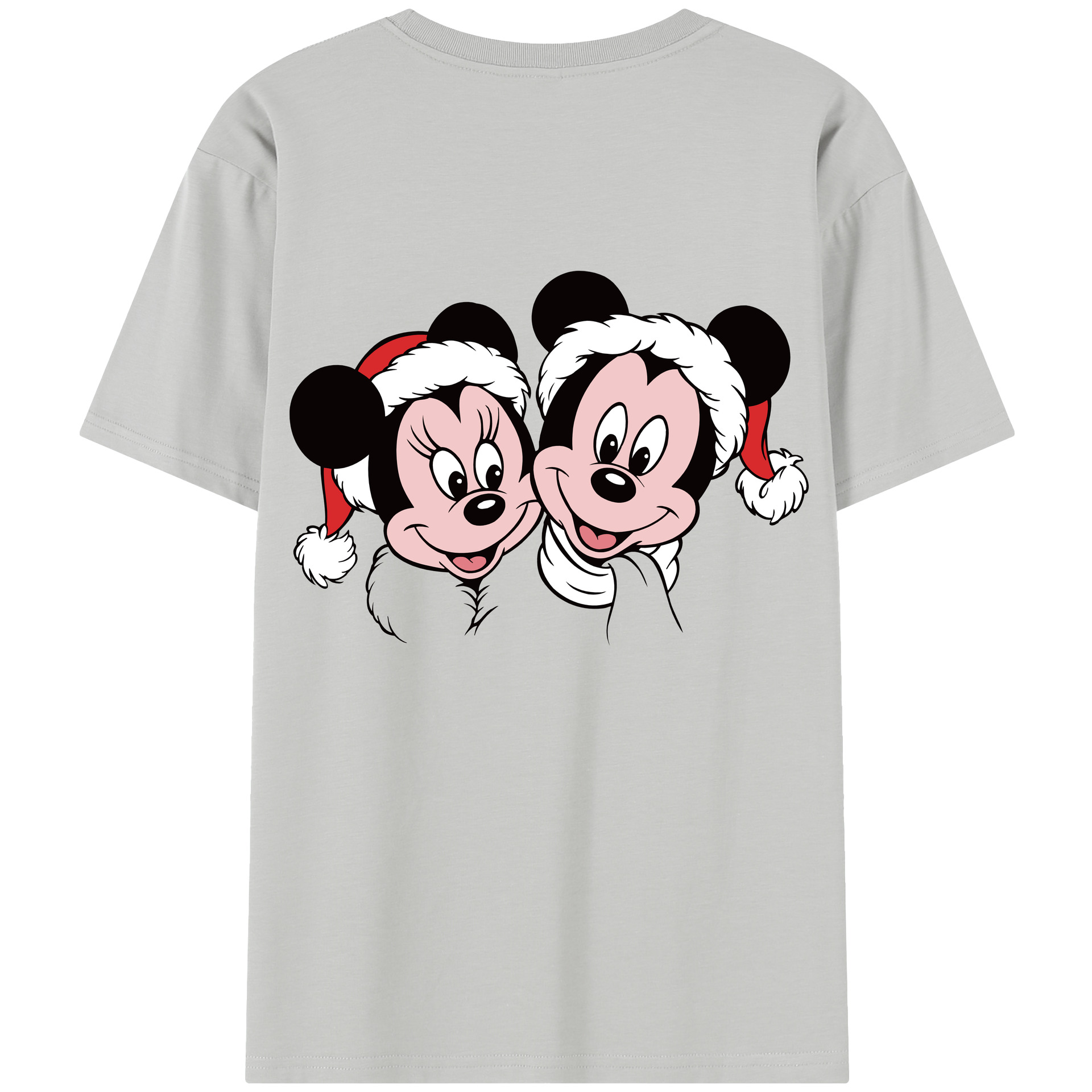（画像用） ミッキーマウス Mickey Mouse レディース半袖Tシャツ(バックプリント)