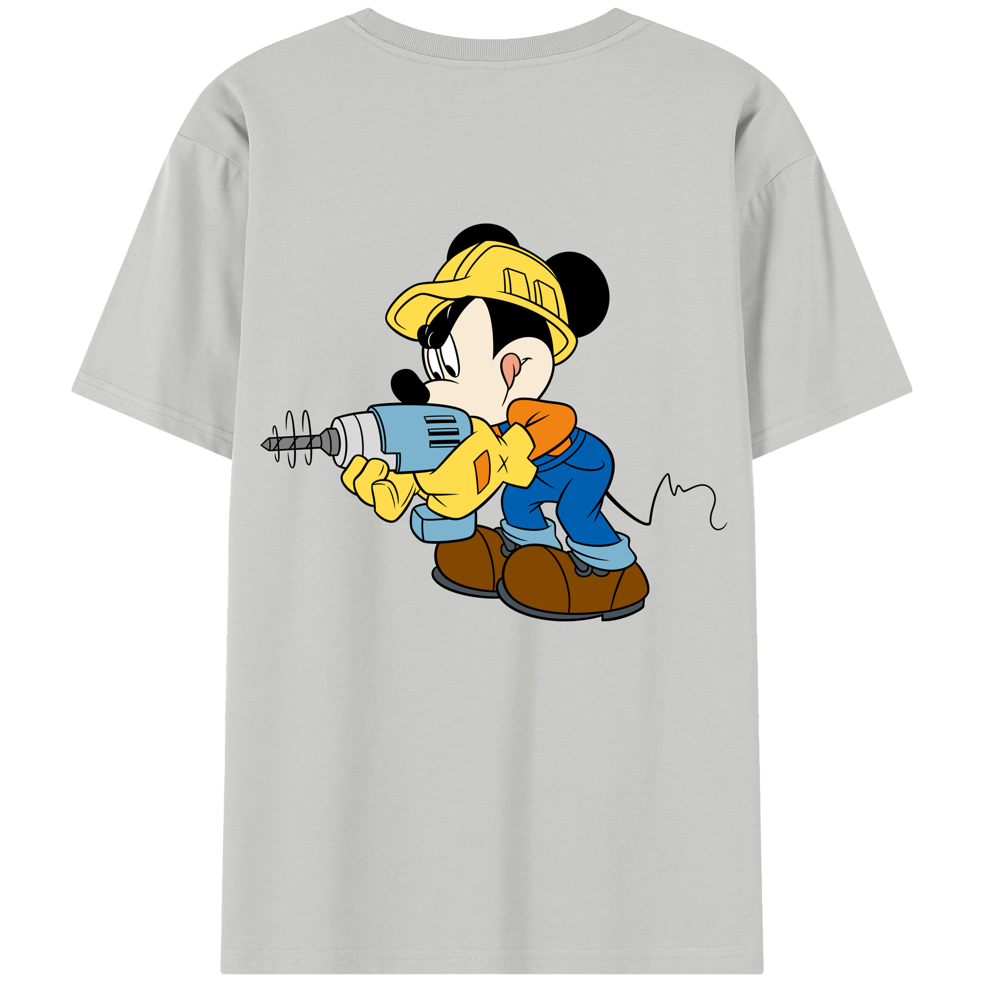 （画像用） ミッキーマウス Mickey Mouse レディース半袖Tシャツ(バックプリント)