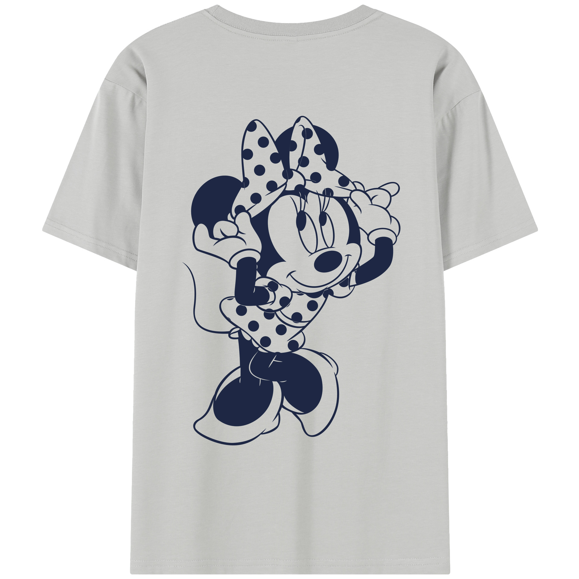 （画像用） ミッキーマウス Mickey Mouse レディース半袖Tシャツ(バックプリント)