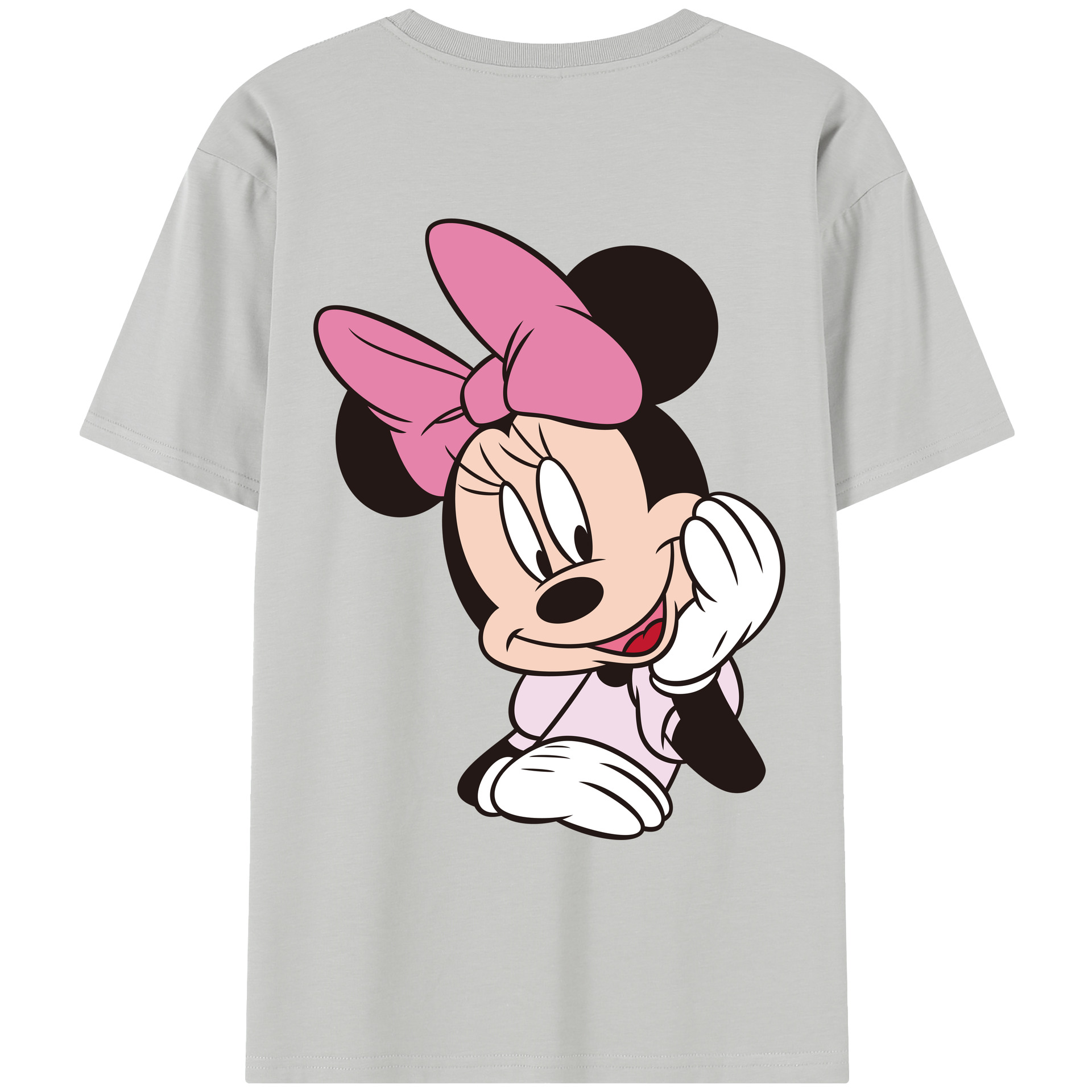 （画像用） ミッキーマウス Mickey Mouse レディース半袖Tシャツ(バックプリント)