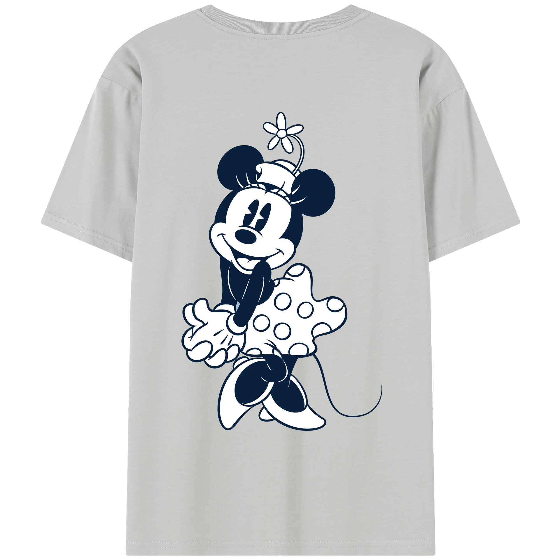 （画像用） ミッキーマウス Mickey Mouse レディース半袖Tシャツ(バックプリント)
