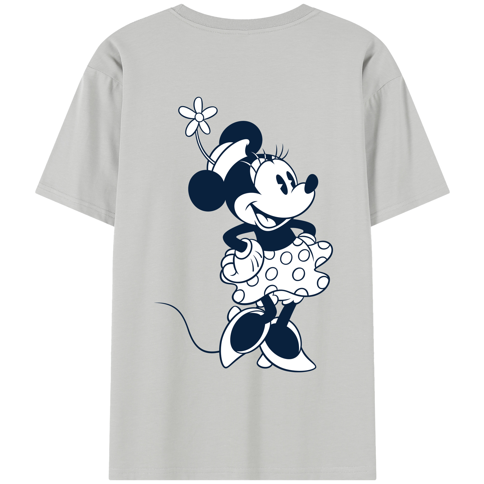 （画像用） ミッキーマウス Mickey Mouse レディース半袖Tシャツ(バックプリント)