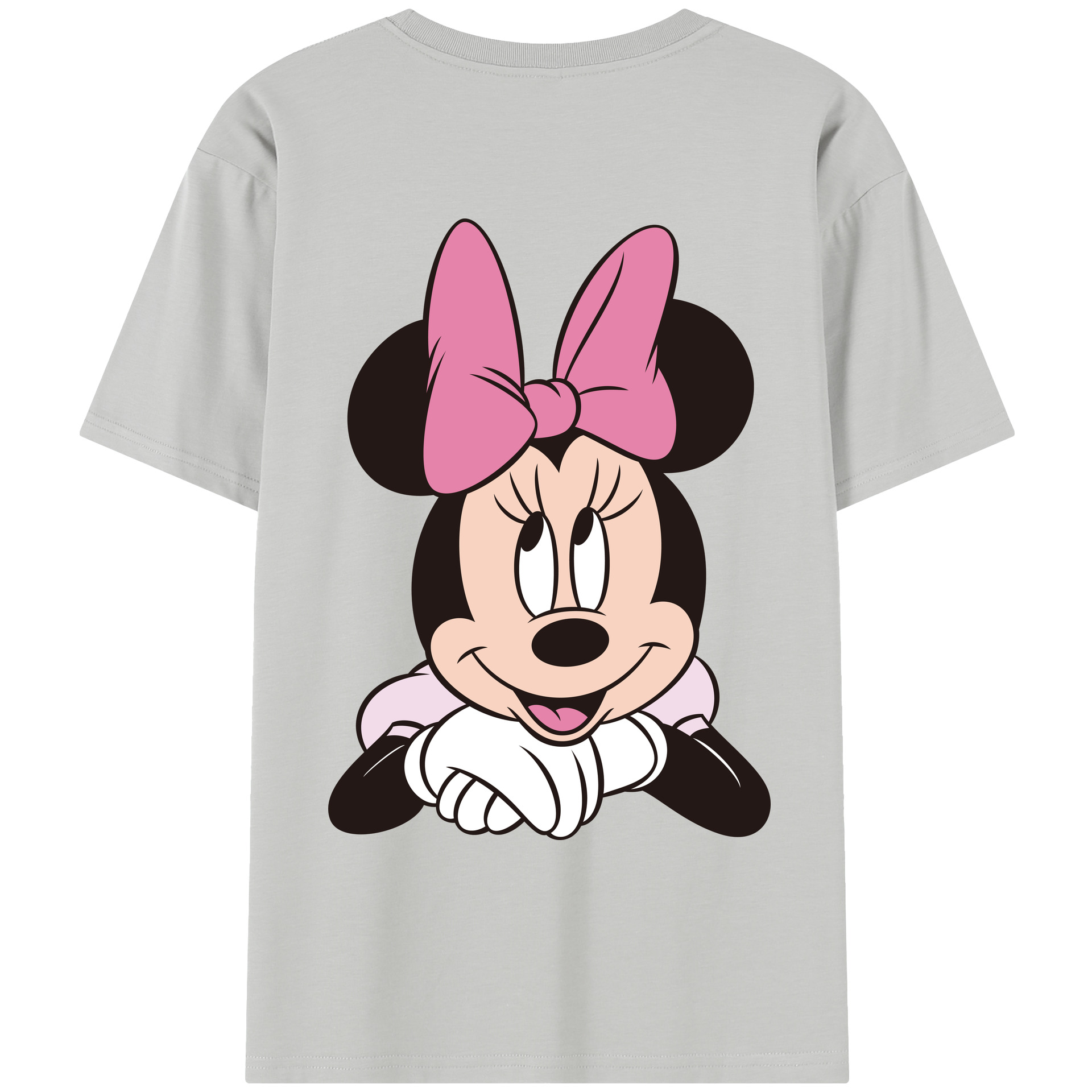 （画像用） ミッキーマウス Mickey Mouse レディース半袖Tシャツ(バックプリント)