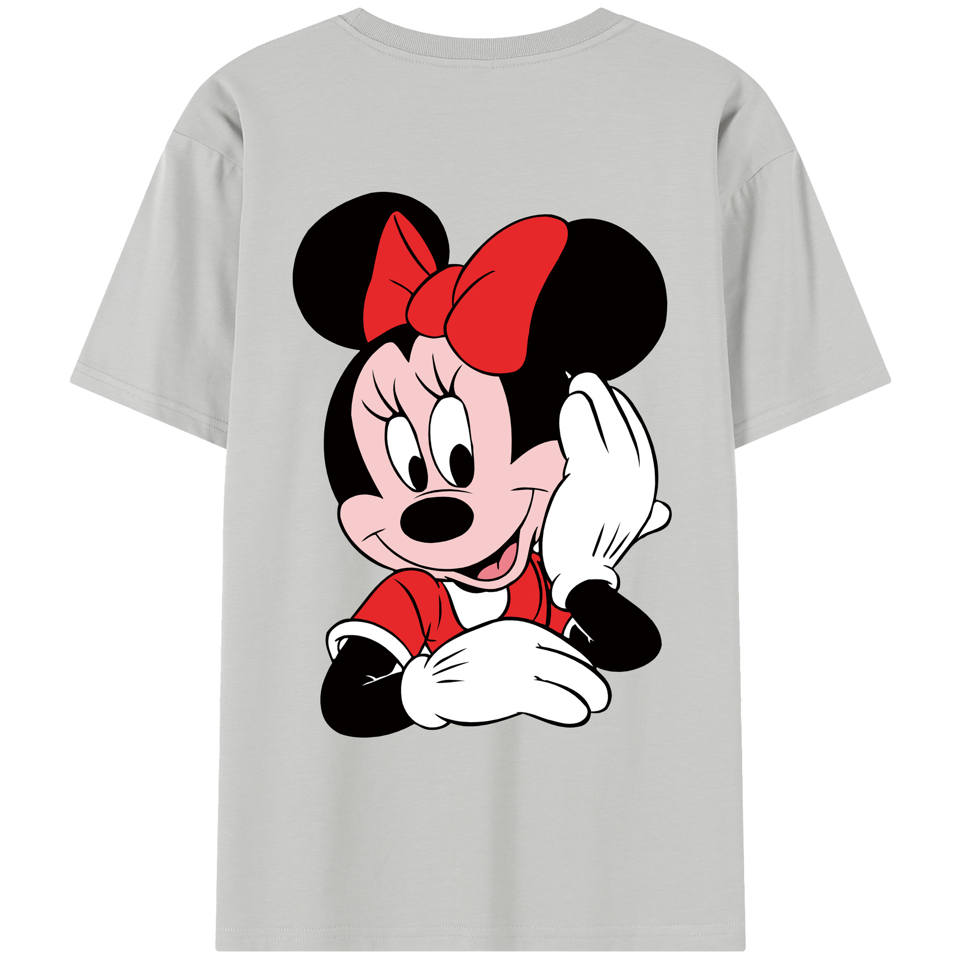 （画像用） ミッキーマウス Mickey Mouse レディース半袖Tシャツ(バックプリント)