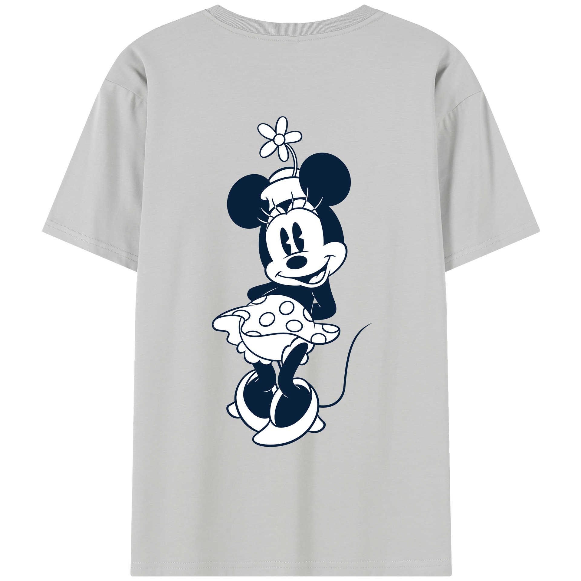 （画像用） ミッキーマウス Mickey Mouse レディース半袖Tシャツ(バックプリント)