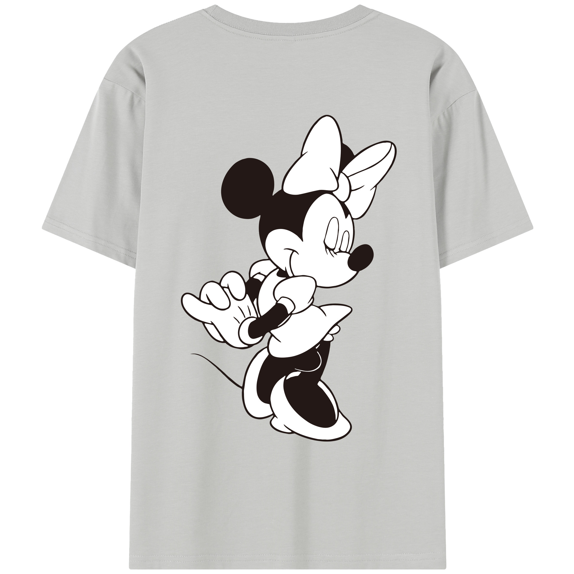 ミッキーマウス Mickey Mouse レディース半袖Tシャツ(バックプリント)