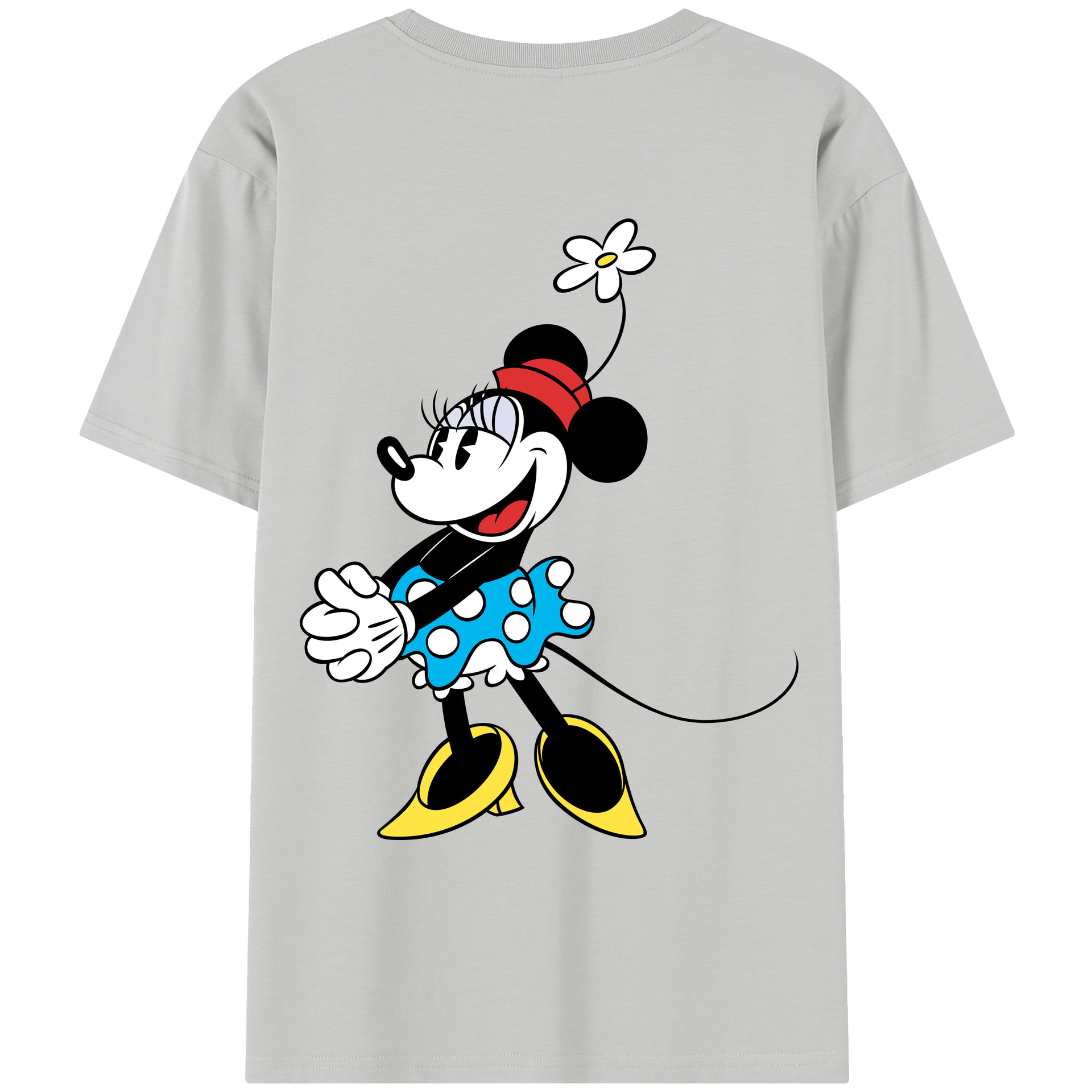 （画像用） ミッキーマウス Mickey Mouse レディース半袖Tシャツ(バックプリント)