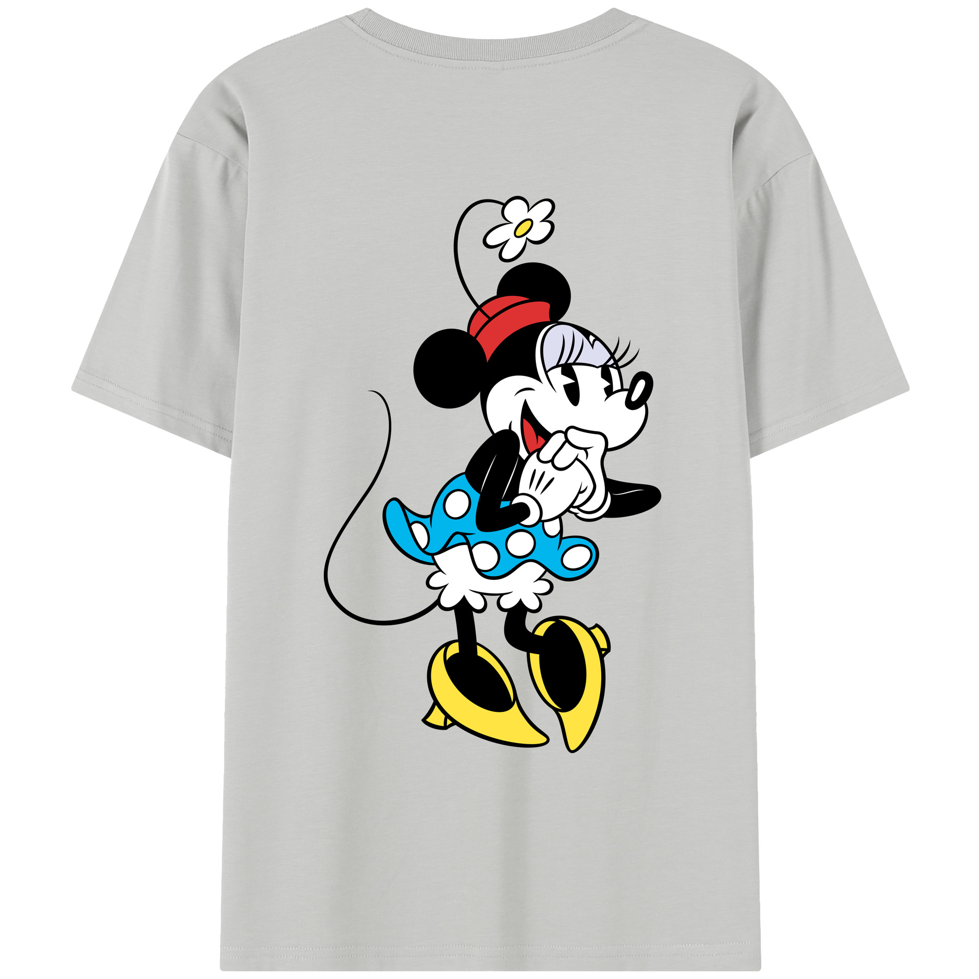 （画像用） ミッキーマウス Mickey Mouse レディース半袖Tシャツ(バックプリント)