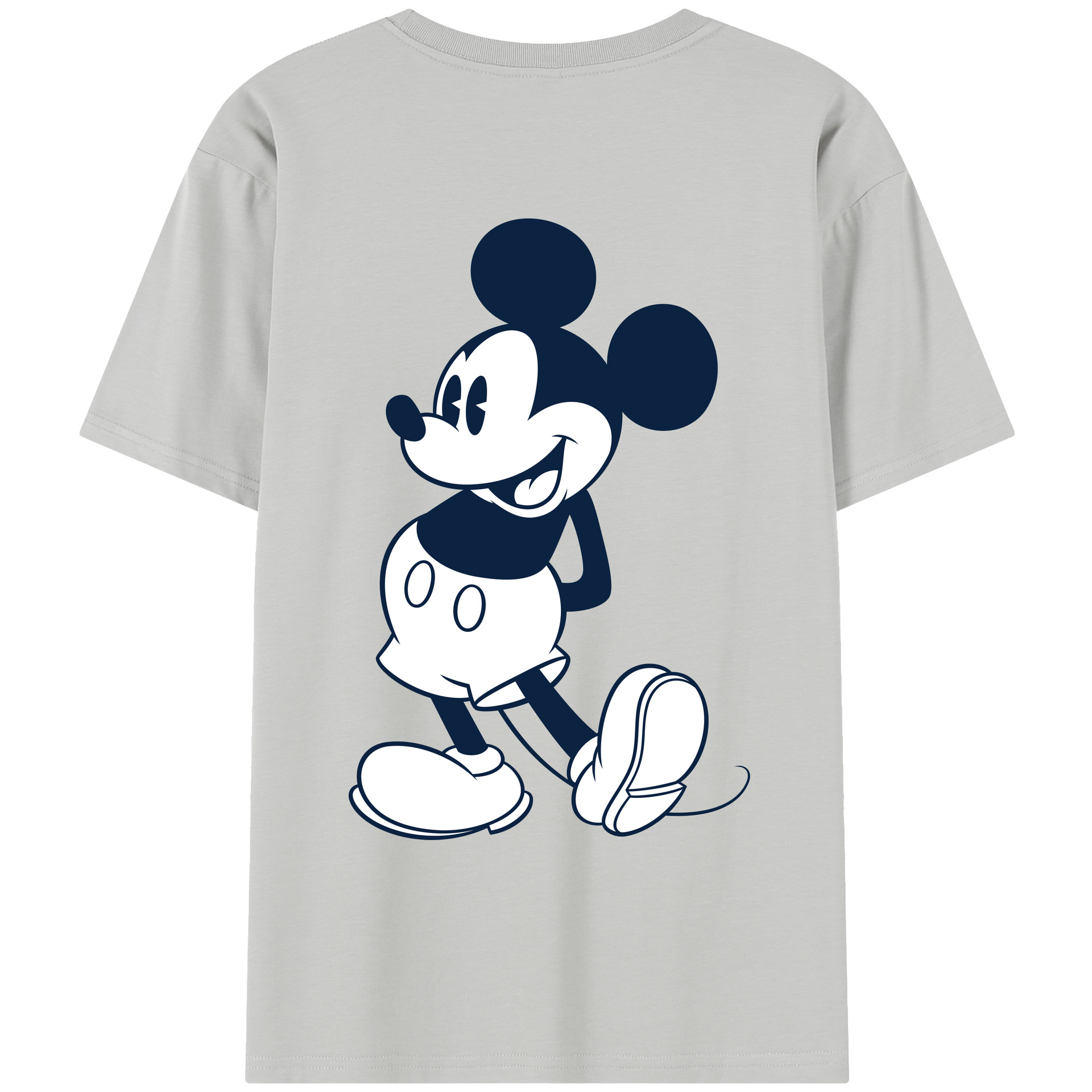 （画像用） ミッキーマウス Mickey Mouse レディース半袖Tシャツ(バックプリント)