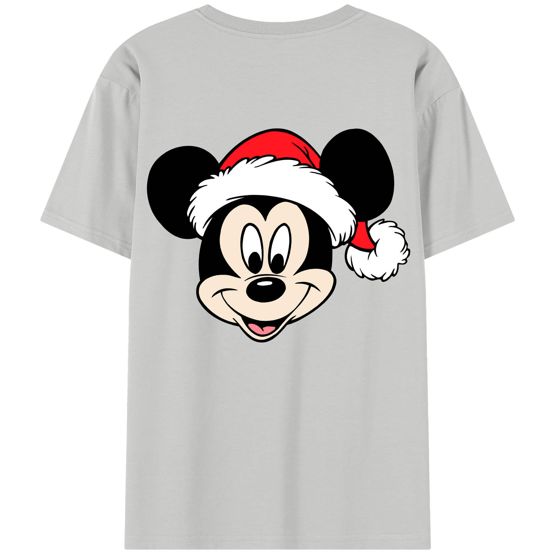 （画像用） ミッキーマウス Mickey Mouse レディース半袖Tシャツ(バックプリント)
