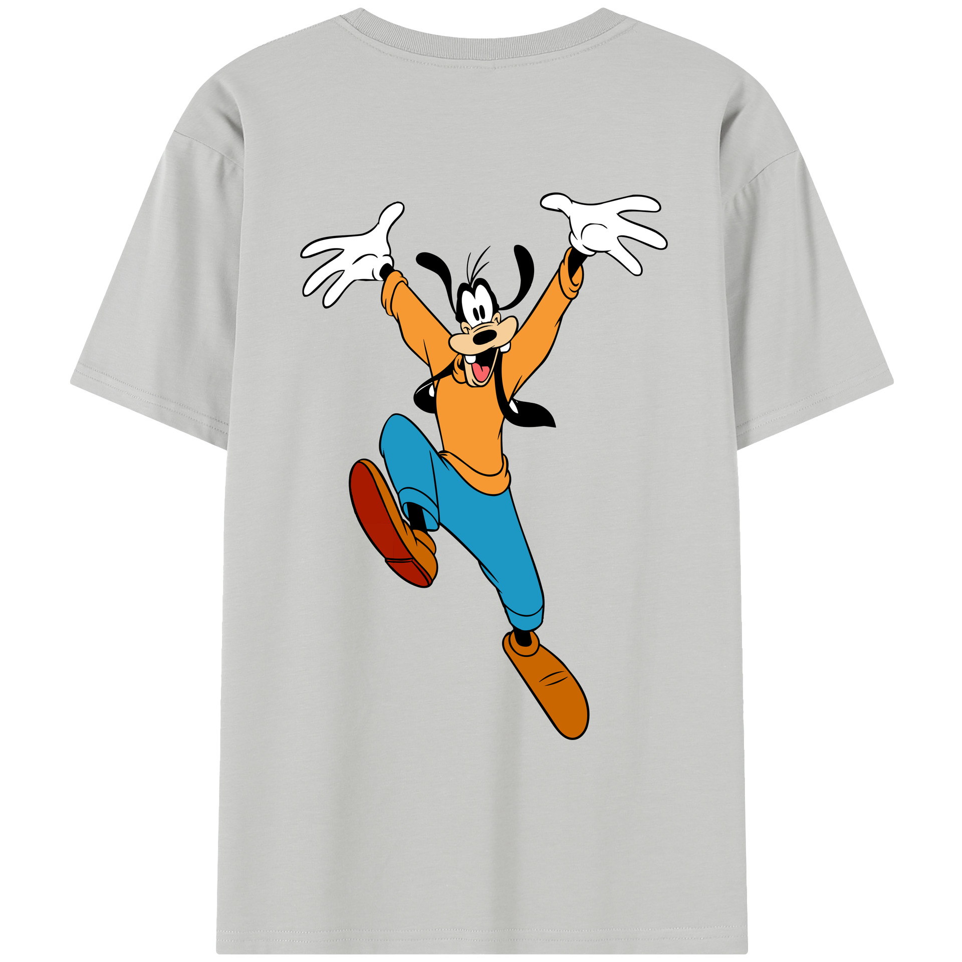 （画像用） ミッキーマウス Mickey Mouse レディース半袖Tシャツ(バックプリント)