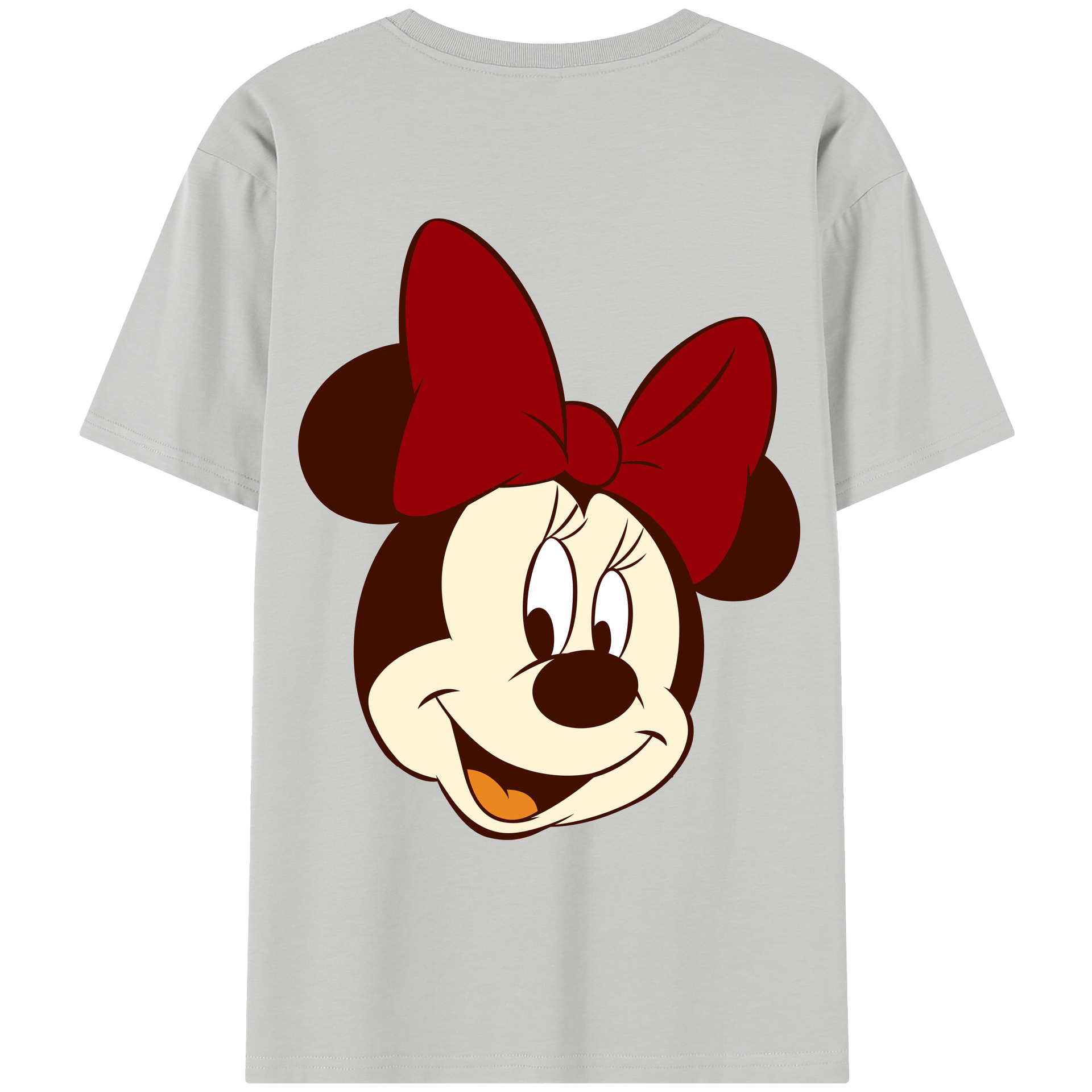（画像用） ミッキーマウス Mickey Mouse レディース半袖Tシャツ(バックプリント)