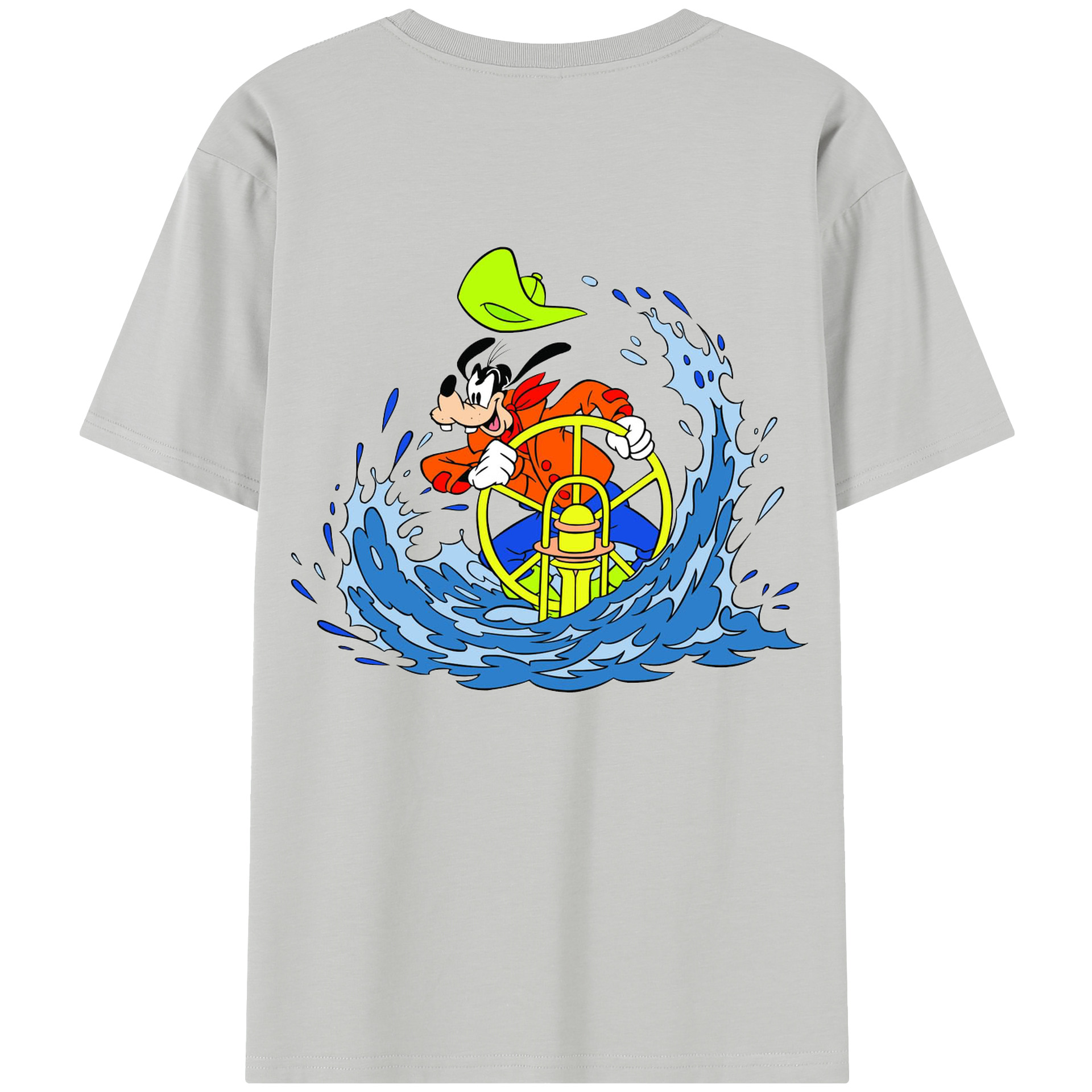 （画像用） ミッキーマウス Mickey Mouse レディース半袖Tシャツ(バックプリント)