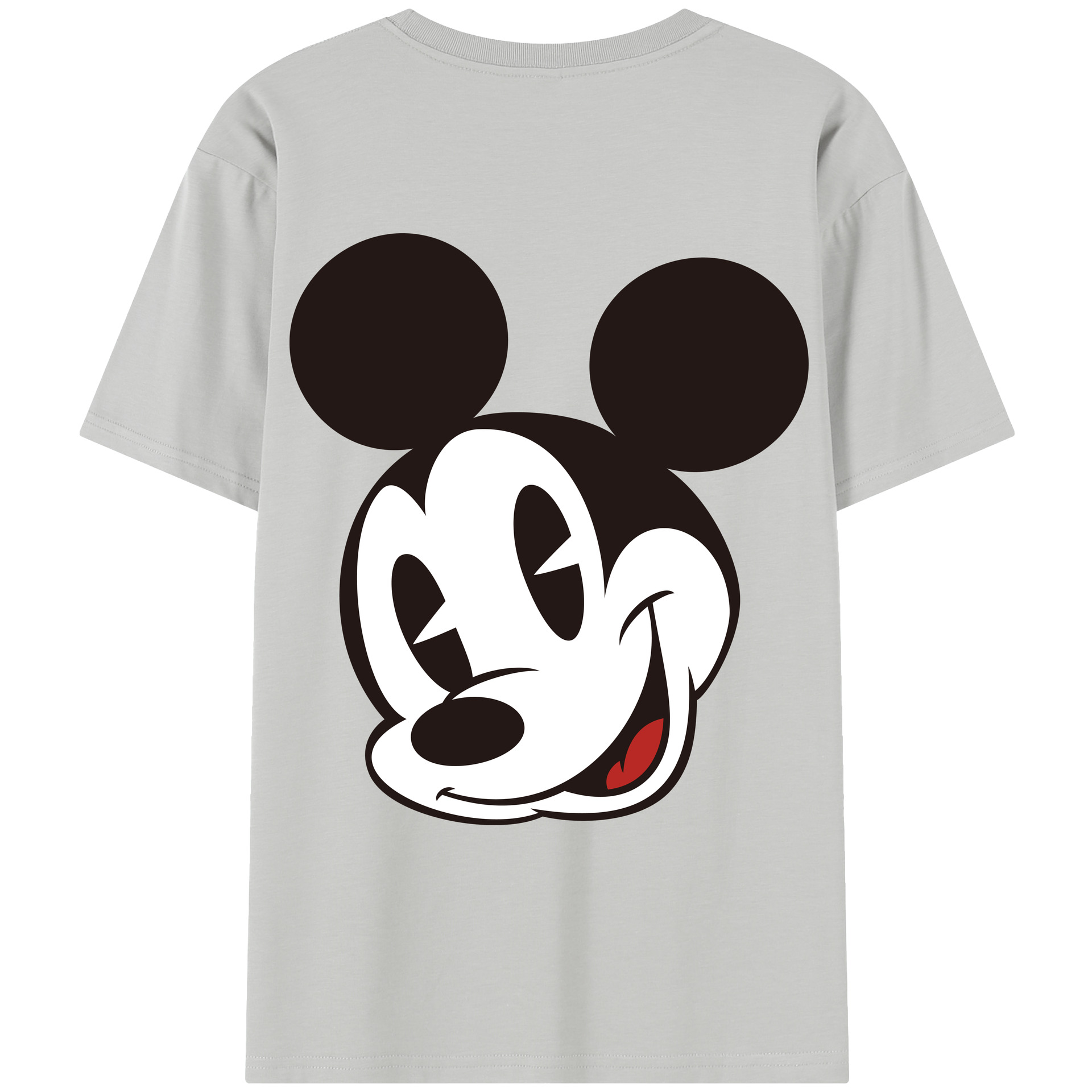 （画像用） ミッキーマウス Mickey Mouse レディース半袖Tシャツ(バックプリント)