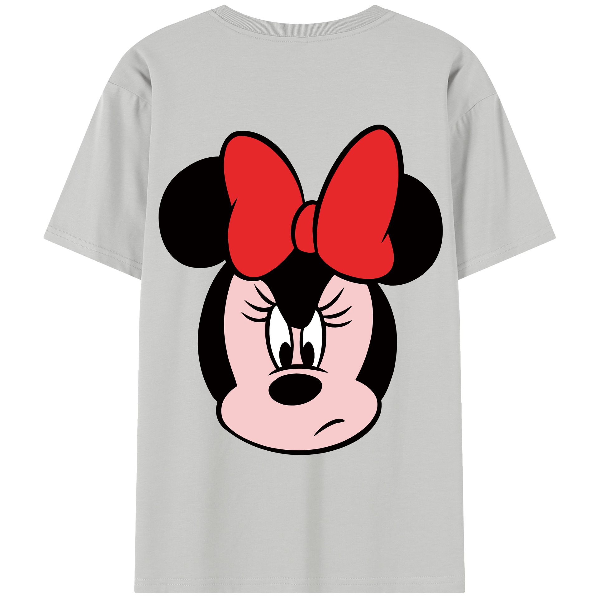 （画像用） ミッキーマウス Mickey Mouse レディース半袖Tシャツ(バックプリント)