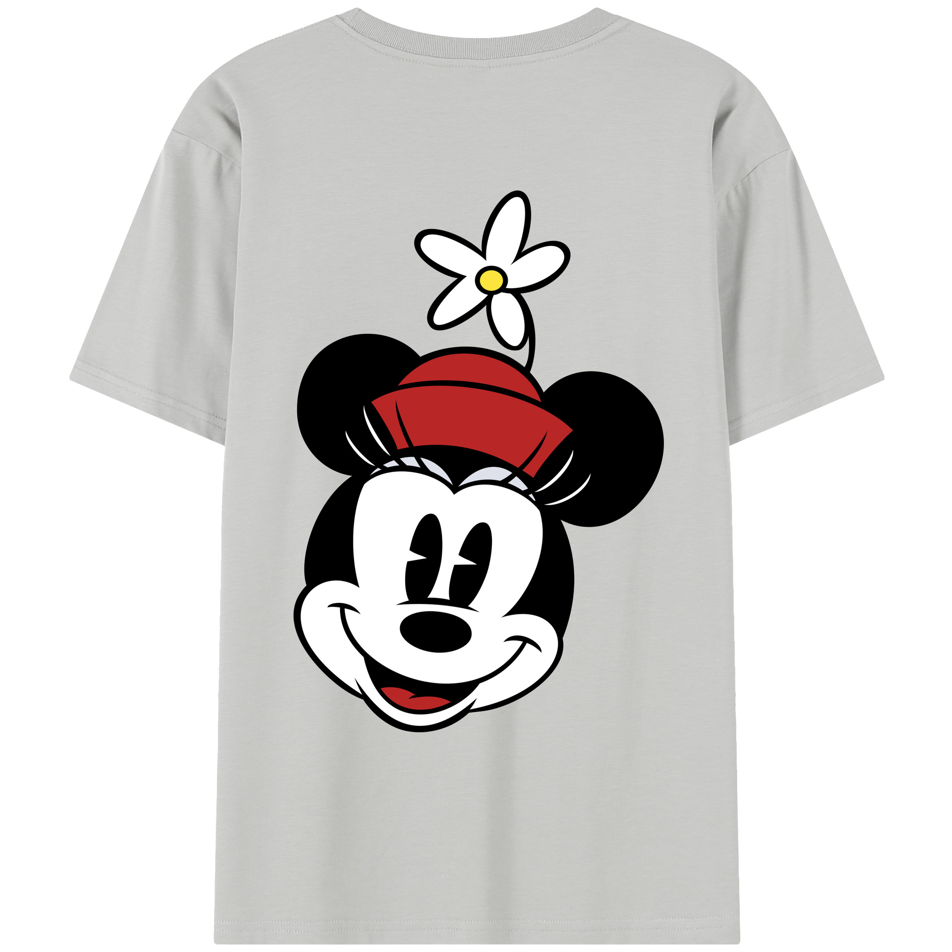 （画像用） ミッキーマウス Mickey Mouse レディース半袖Tシャツ(バックプリント)