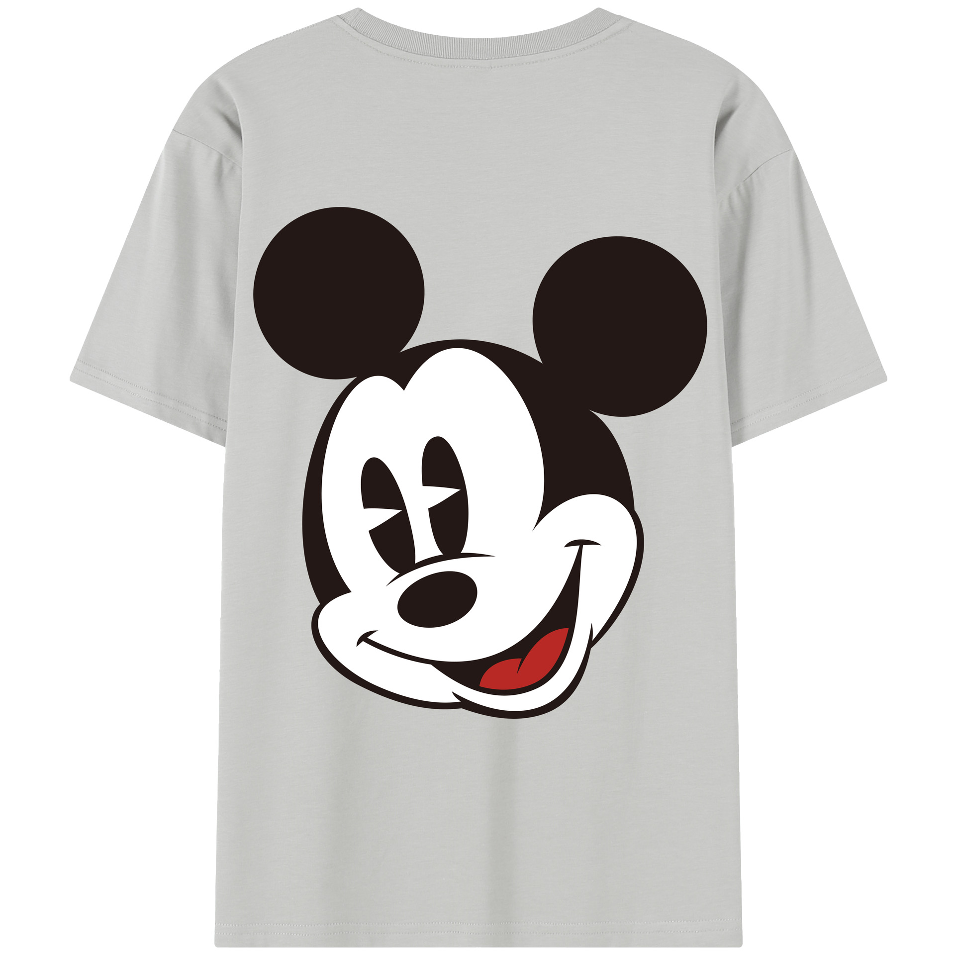 （画像用） ミッキーマウス Mickey Mouse レディース半袖Tシャツ(バックプリント)
