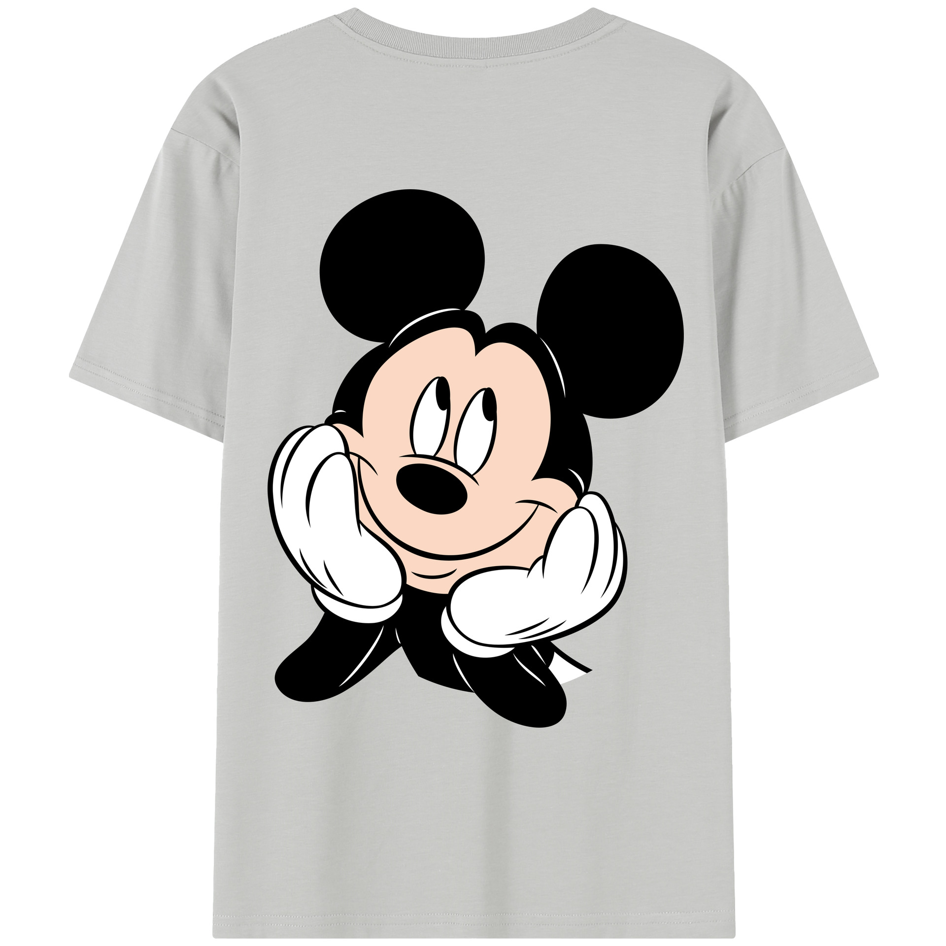 （画像用） ミッキーマウス Mickey Mouse レディース半袖Tシャツ(バックプリント)