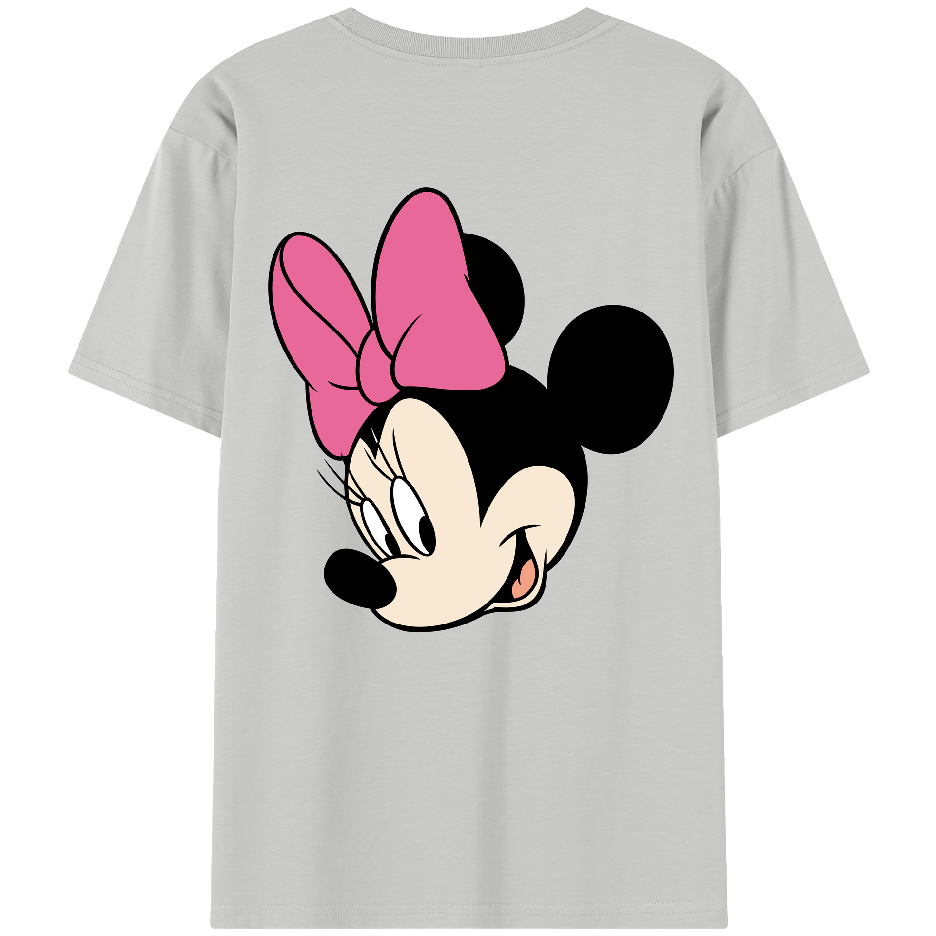 （画像用） ミッキーマウス Mickey Mouse レディース半袖Tシャツ(バックプリント)