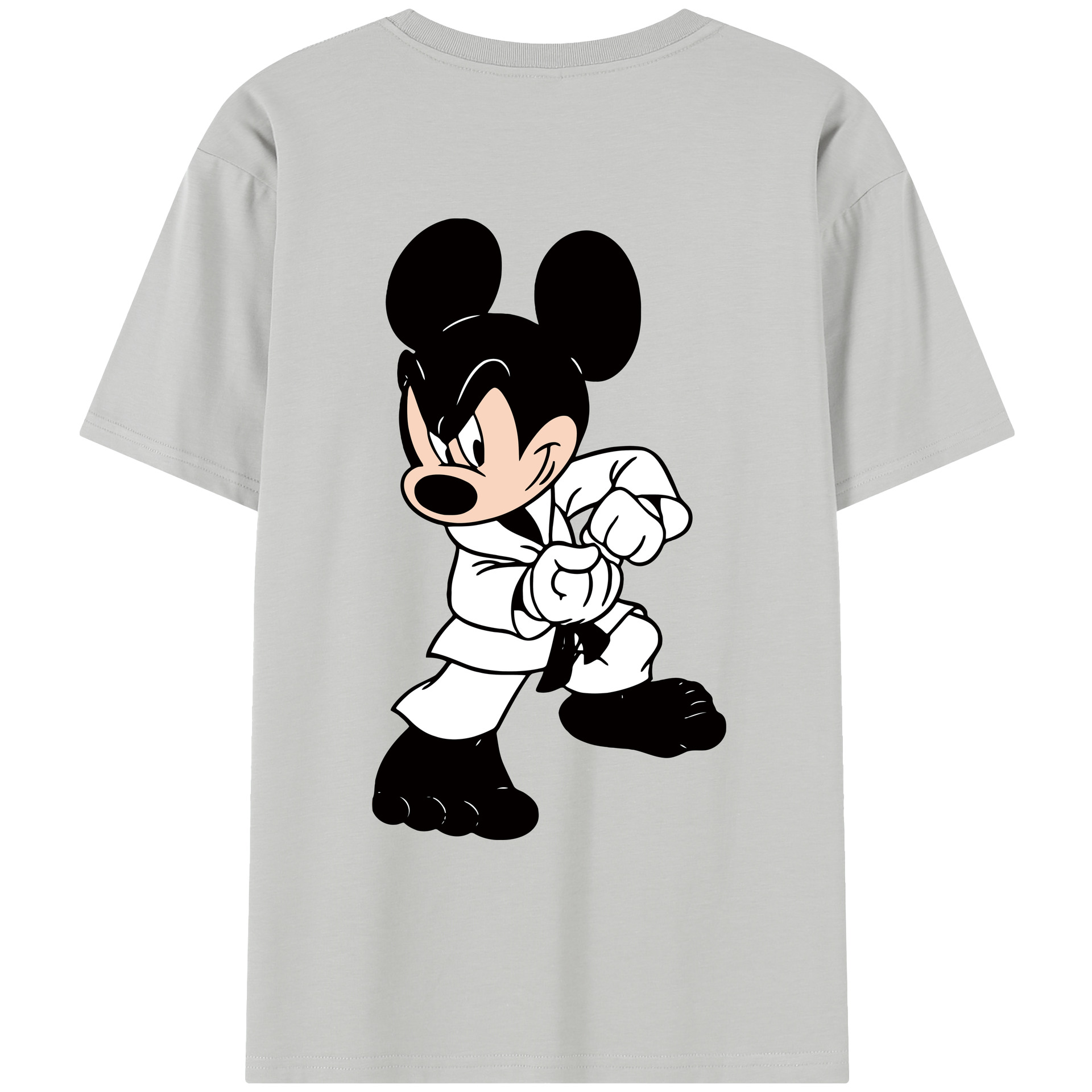 （画像用） ミッキーマウス Mickey Mouse レディース半袖Tシャツ(バックプリント)
