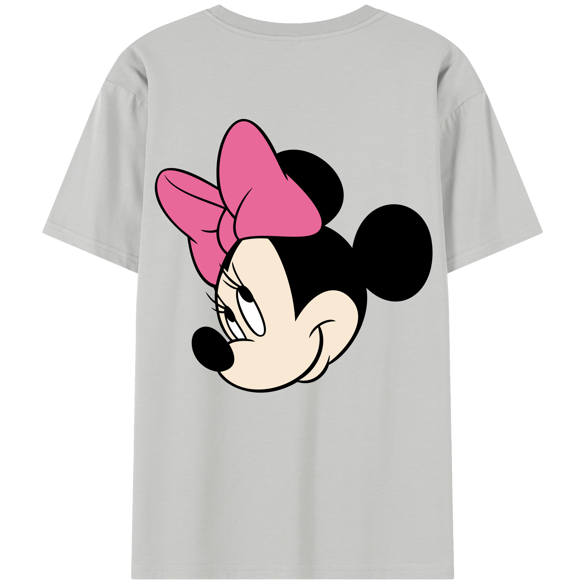 （画像用） ミッキーマウス Mickey Mouse レディース半袖Tシャツ(バックプリント)