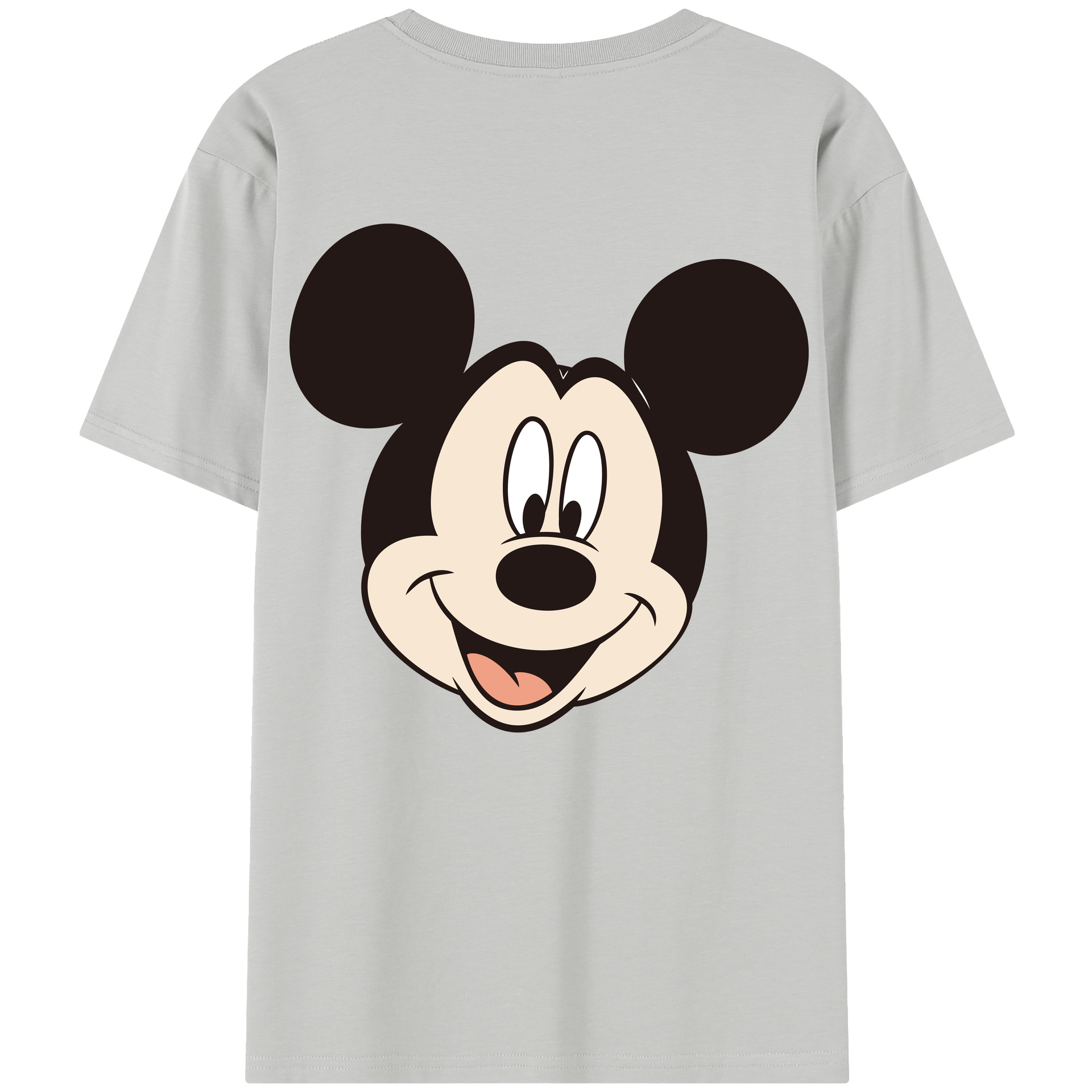 （画像用） ミッキーマウス Mickey Mouse レディース半袖Tシャツ(バックプリント)