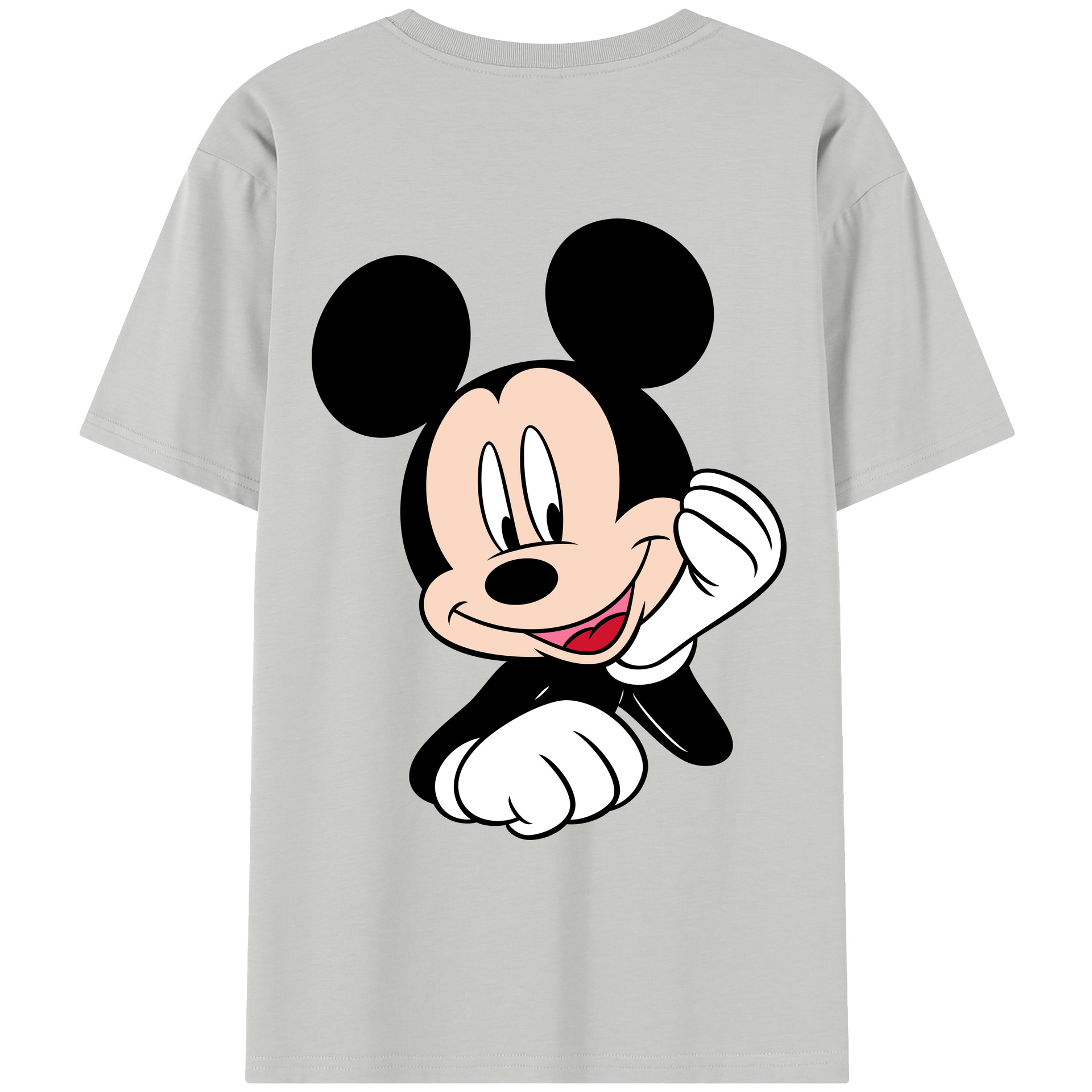 （画像用） ミッキーマウス Mickey Mouse レディース半袖Tシャツ(バックプリント)