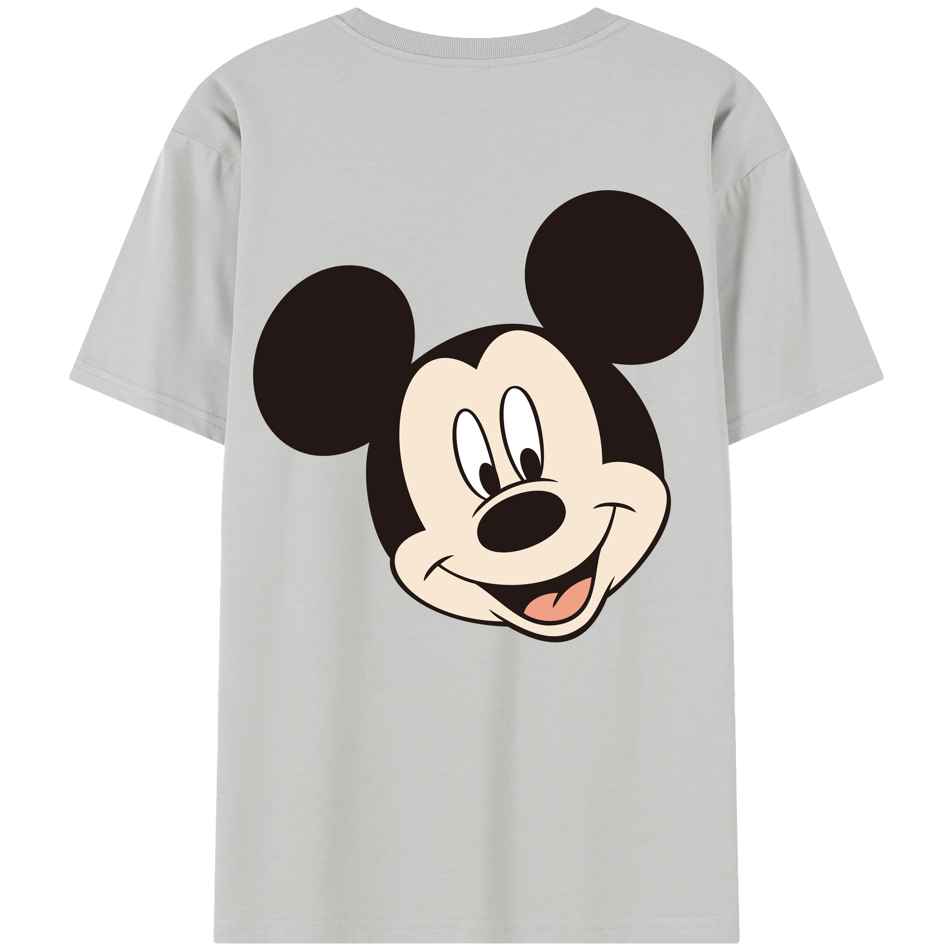 （画像用） ミッキーマウス Mickey Mouse レディース半袖Tシャツ(バックプリント)