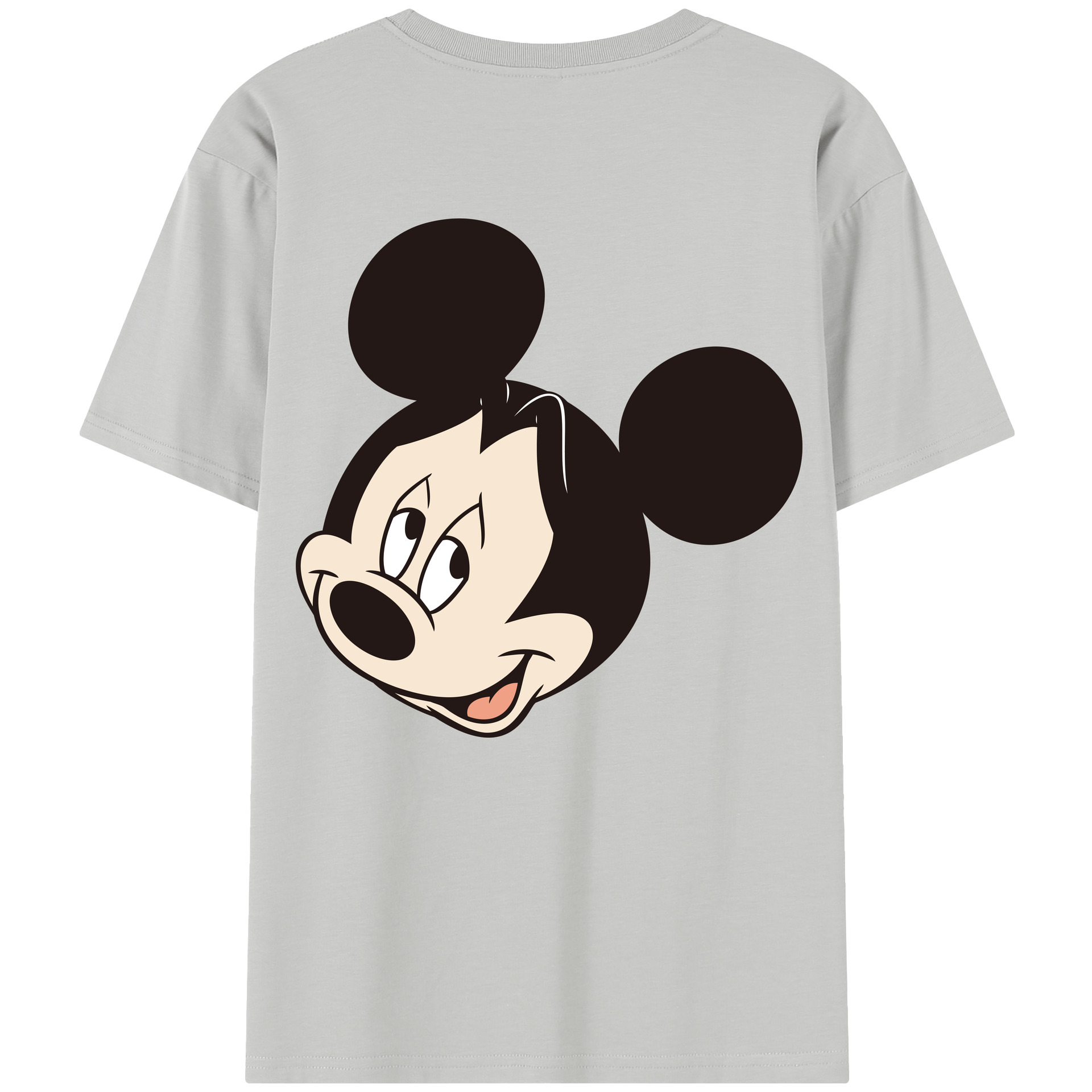 （画像用） ミッキーマウス Mickey Mouse レディース半袖Tシャツ(バックプリント)