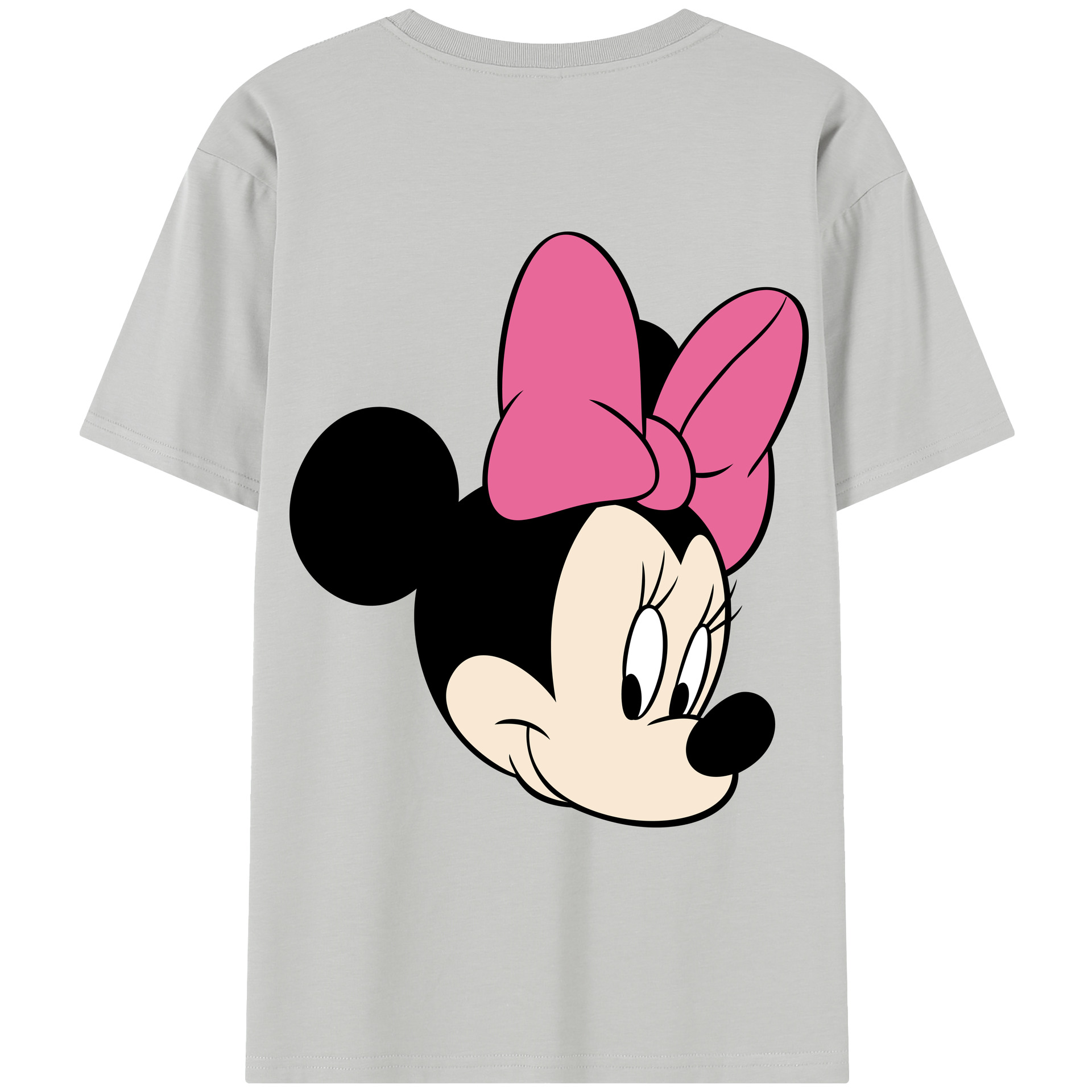 （画像用） ミッキーマウス Mickey Mouse レディース半袖Tシャツ(バックプリント)