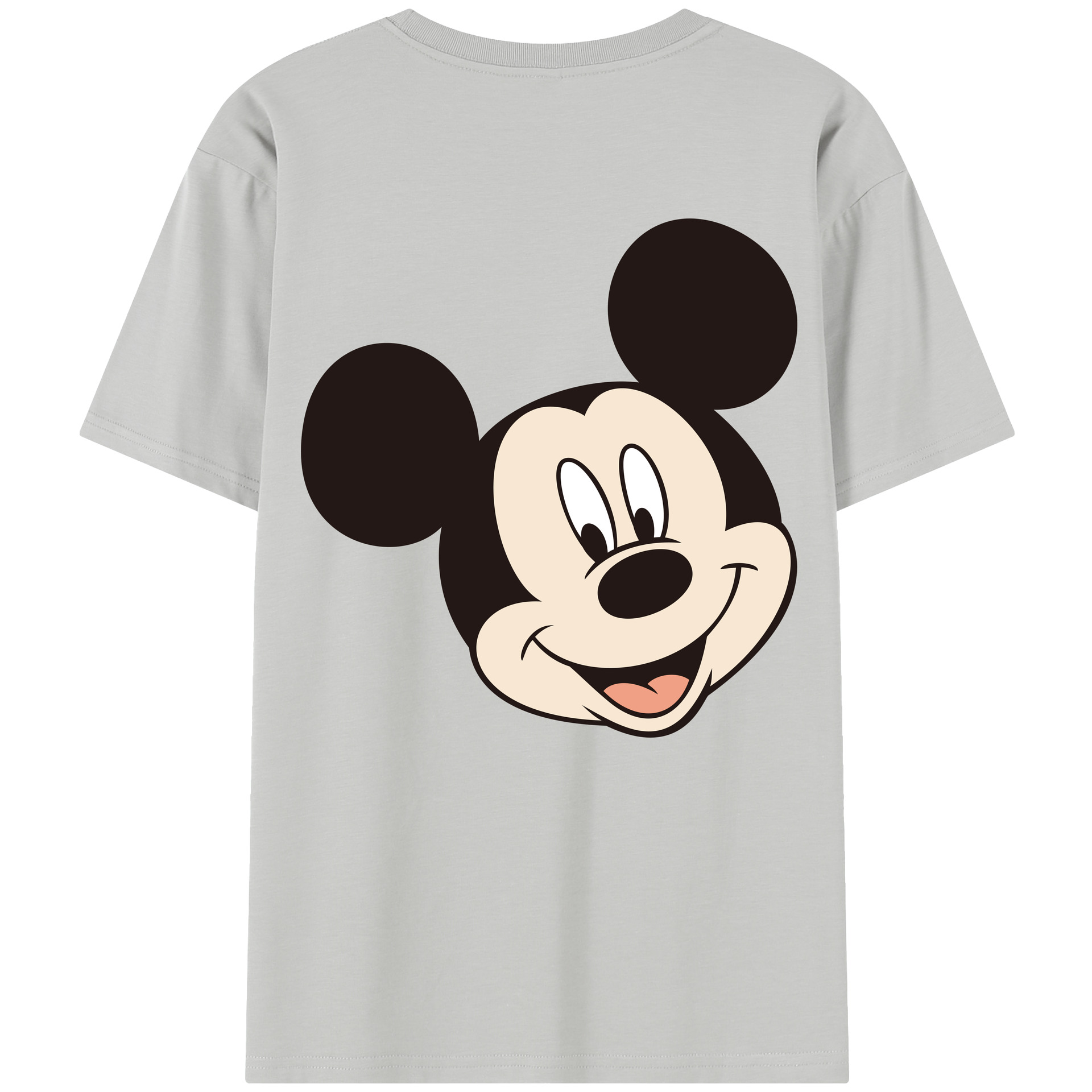 （画像用） ミッキーマウス Mickey Mouse レディース半袖Tシャツ(バックプリント)
