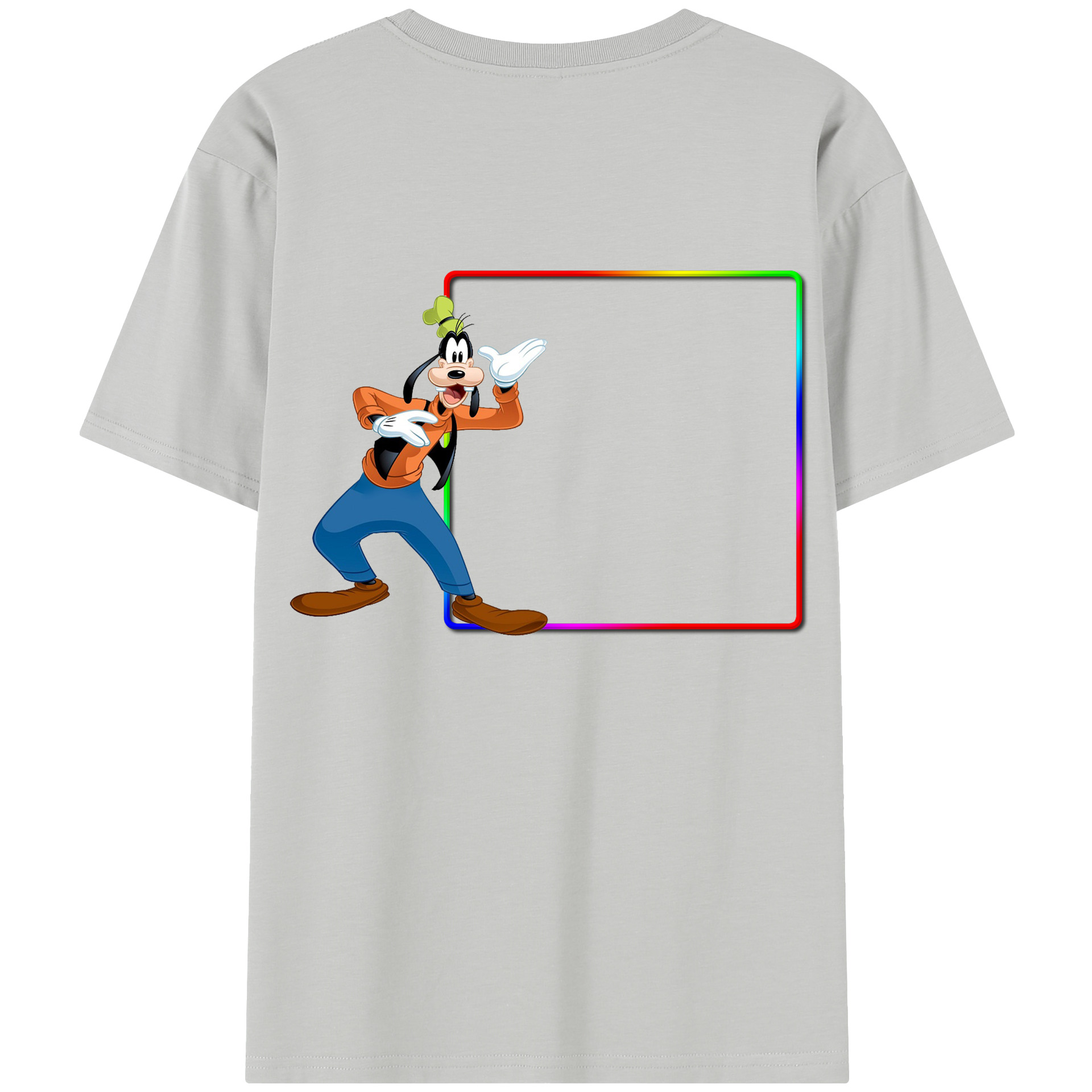 （画像用） ミッキーマウス Mickey Mouse レディース半袖Tシャツ(バックプリント)