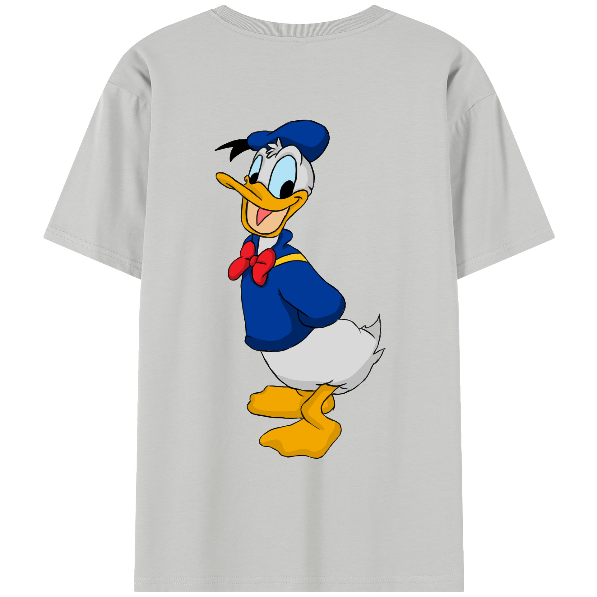 （画像用） ミッキーマウス Mickey Mouse レディース半袖Tシャツ(バックプリント)
