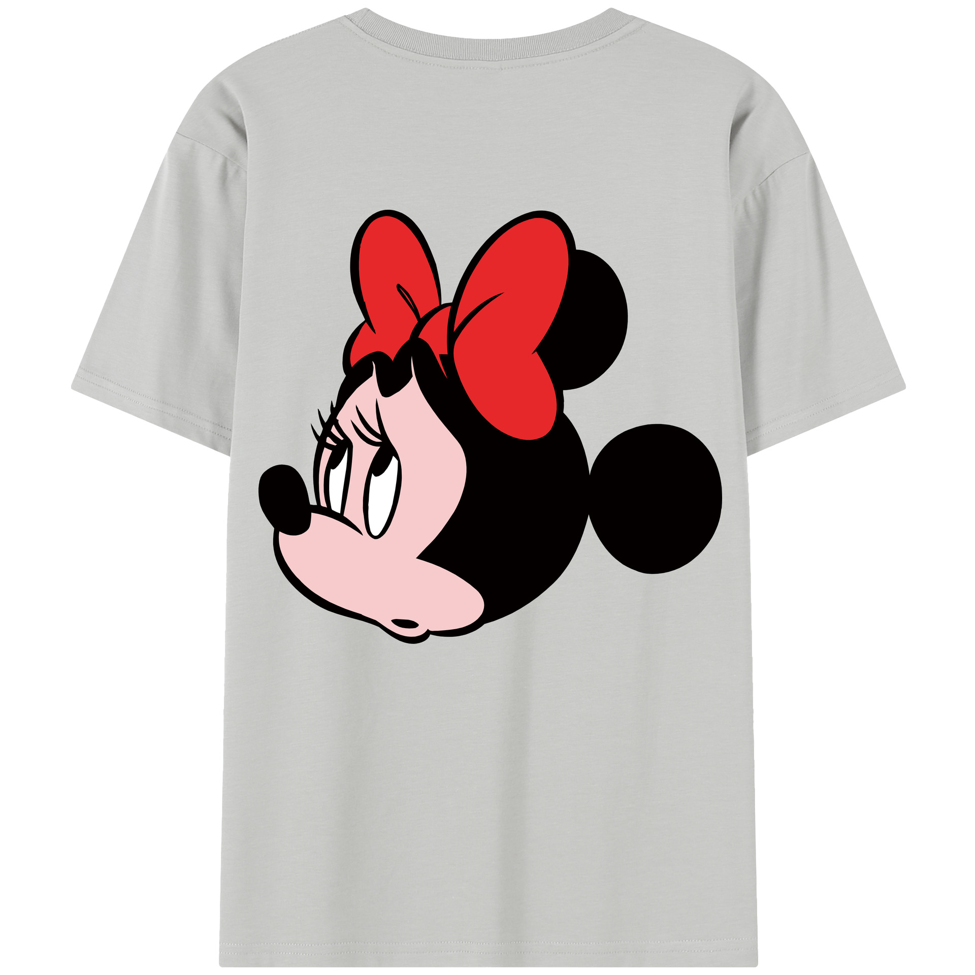 （画像用） ミッキーマウス Mickey Mouse レディース半袖Tシャツ(バックプリント)