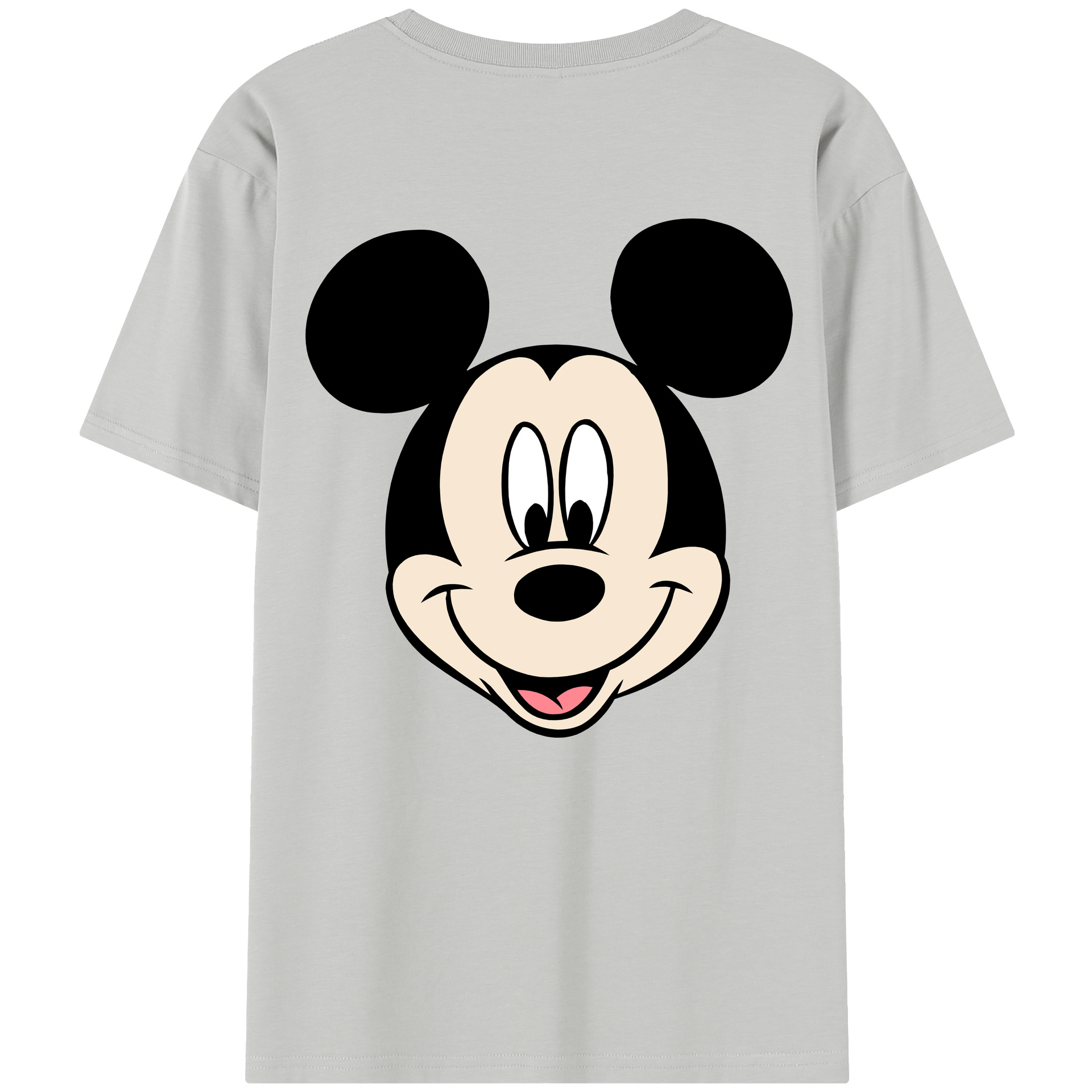 （画像用） ミッキーマウス Mickey Mouse レディース半袖Tシャツ(バックプリント)