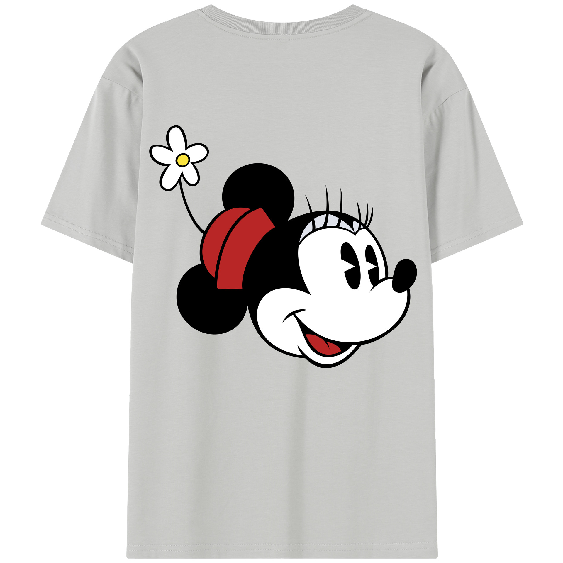 （画像用） ミッキーマウス Mickey Mouse レディース半袖Tシャツ(バックプリント)