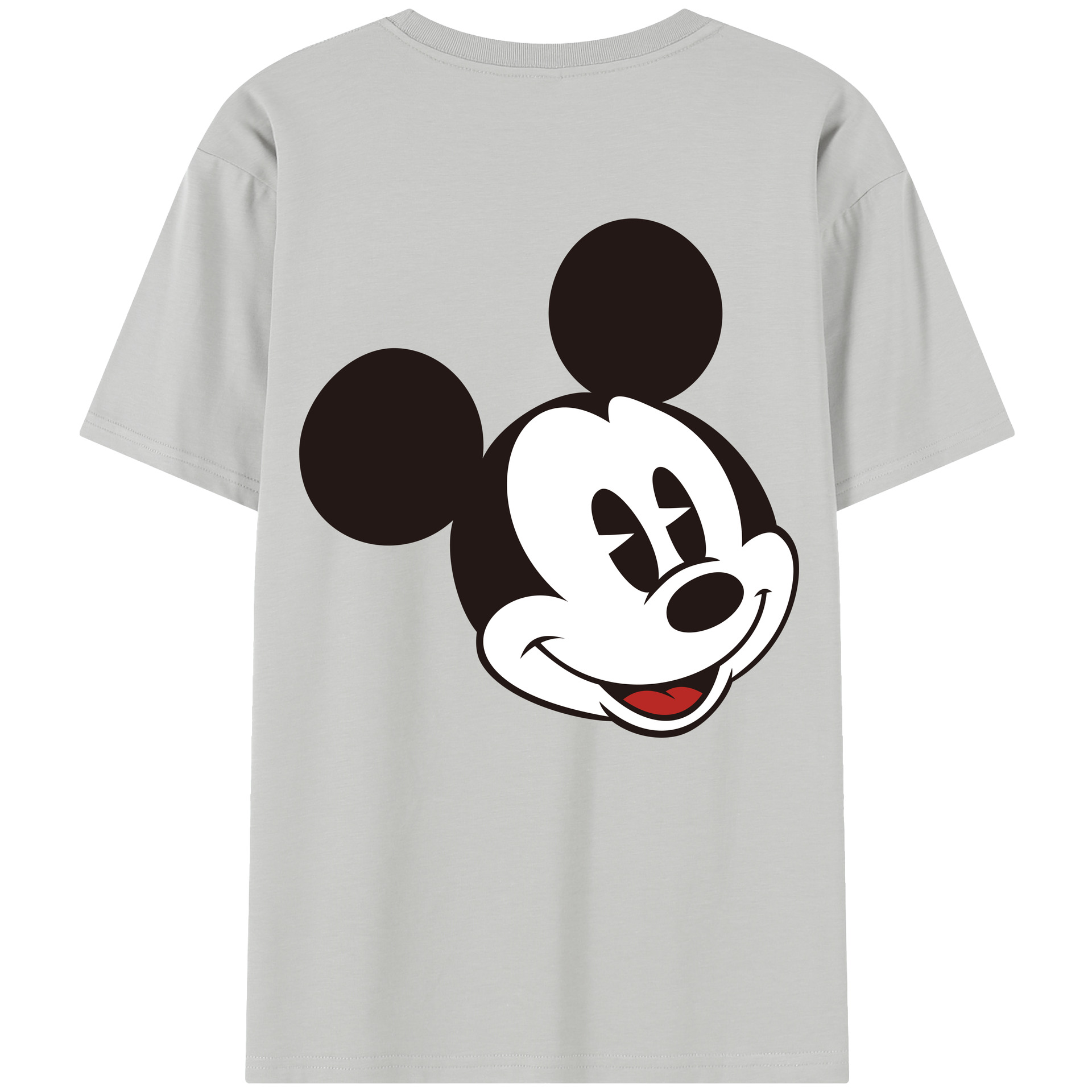 （画像用） ミッキーマウス Mickey Mouse レディース半袖Tシャツ(バックプリント)