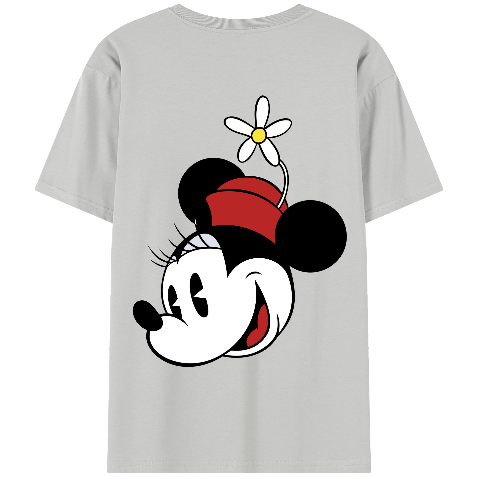 （画像用） ミッキーマウス Mickey Mouse レディース半袖Tシャツ(バックプリント)