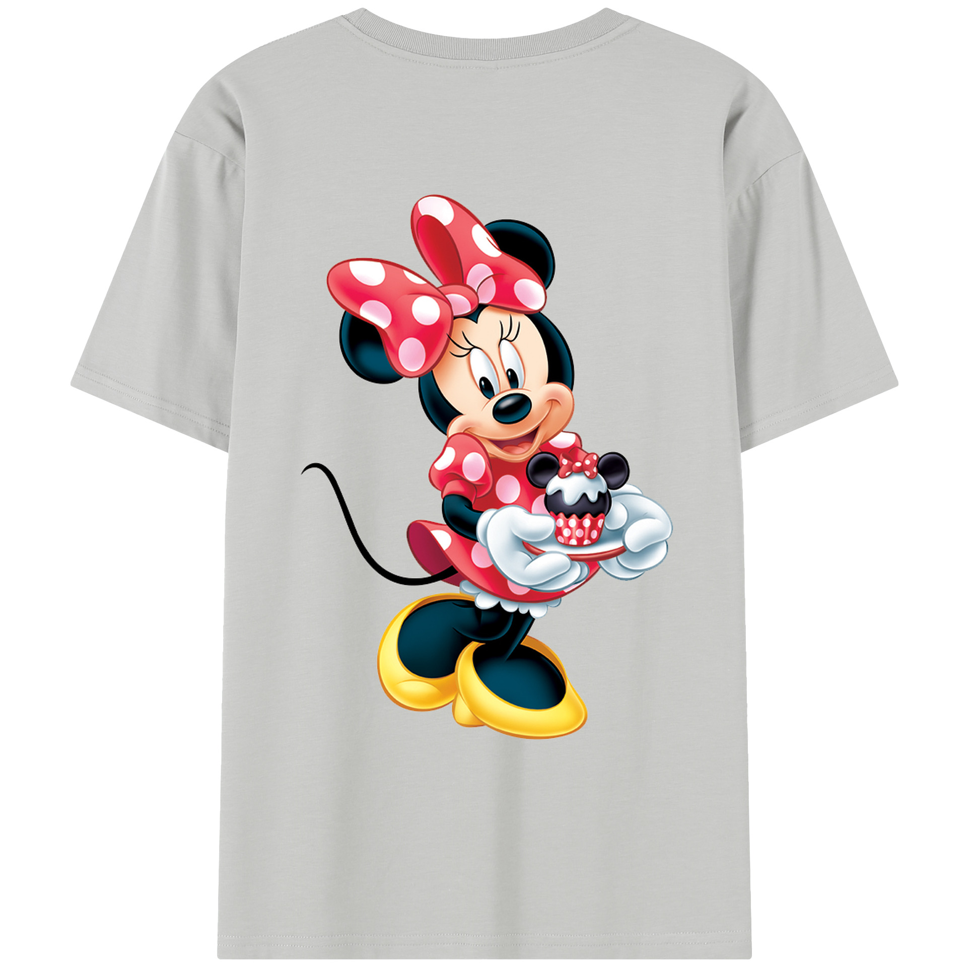 （画像用） ミッキーマウス Mickey Mouse レディース半袖Tシャツ(バックプリント)