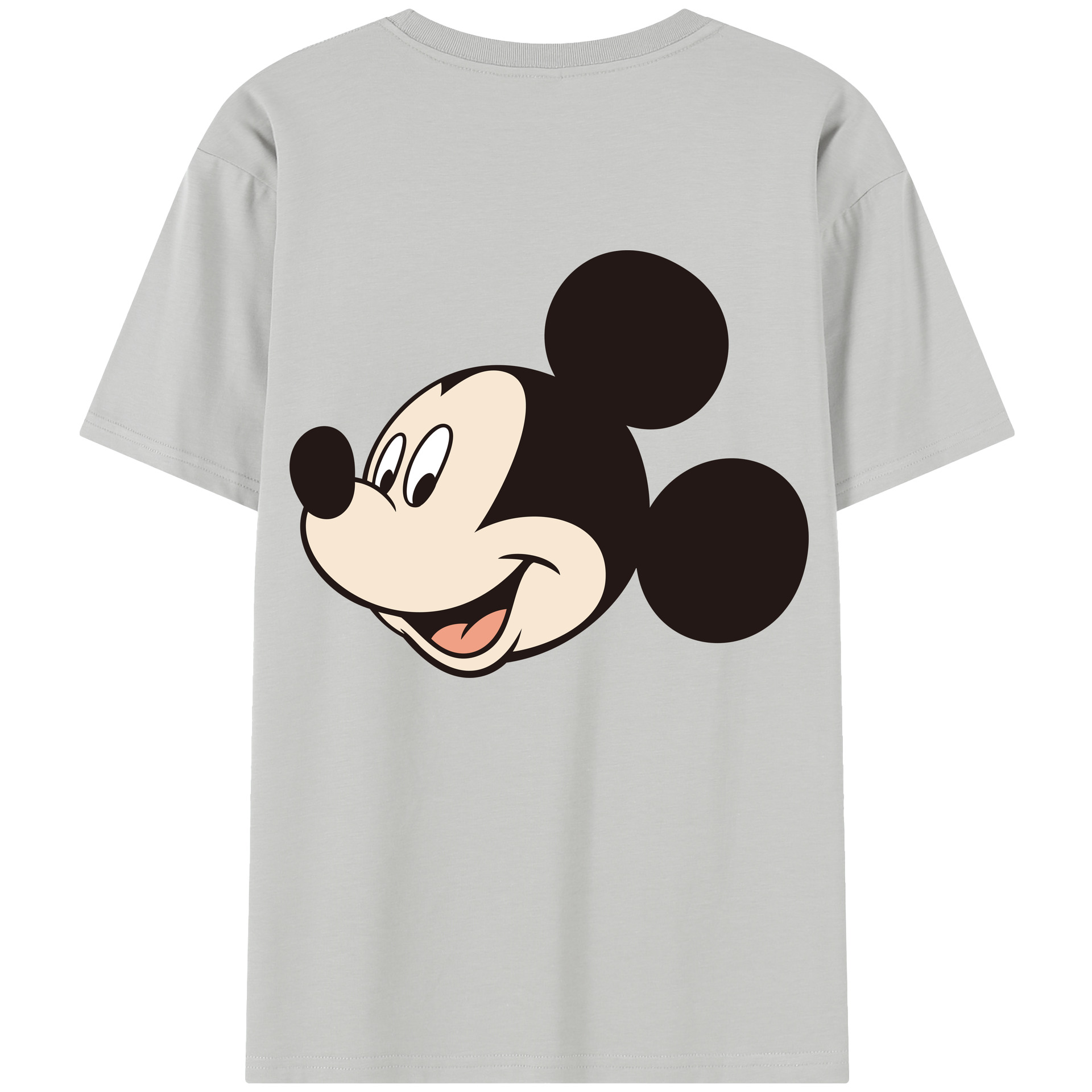 （画像用） ミッキーマウス Mickey Mouse レディース半袖Tシャツ(バックプリント)