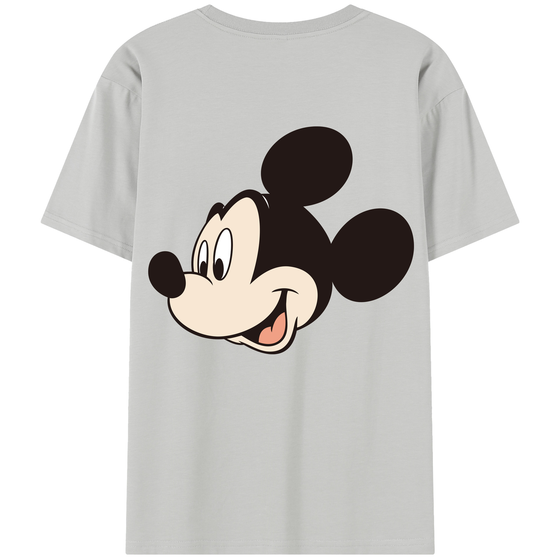 （画像用） ミッキーマウス Mickey Mouse レディース半袖Tシャツ(バックプリント)