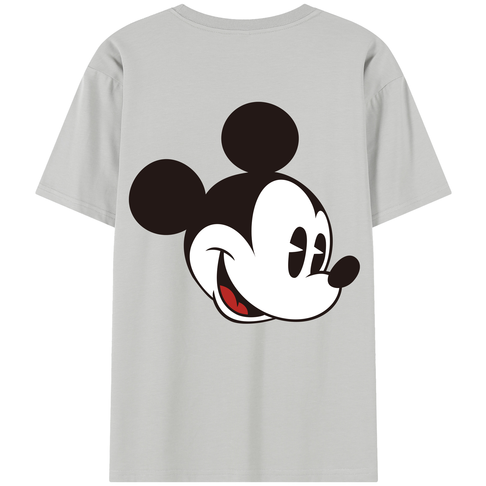 （画像用） ミッキーマウス Mickey Mouse レディース半袖Tシャツ(バックプリント)