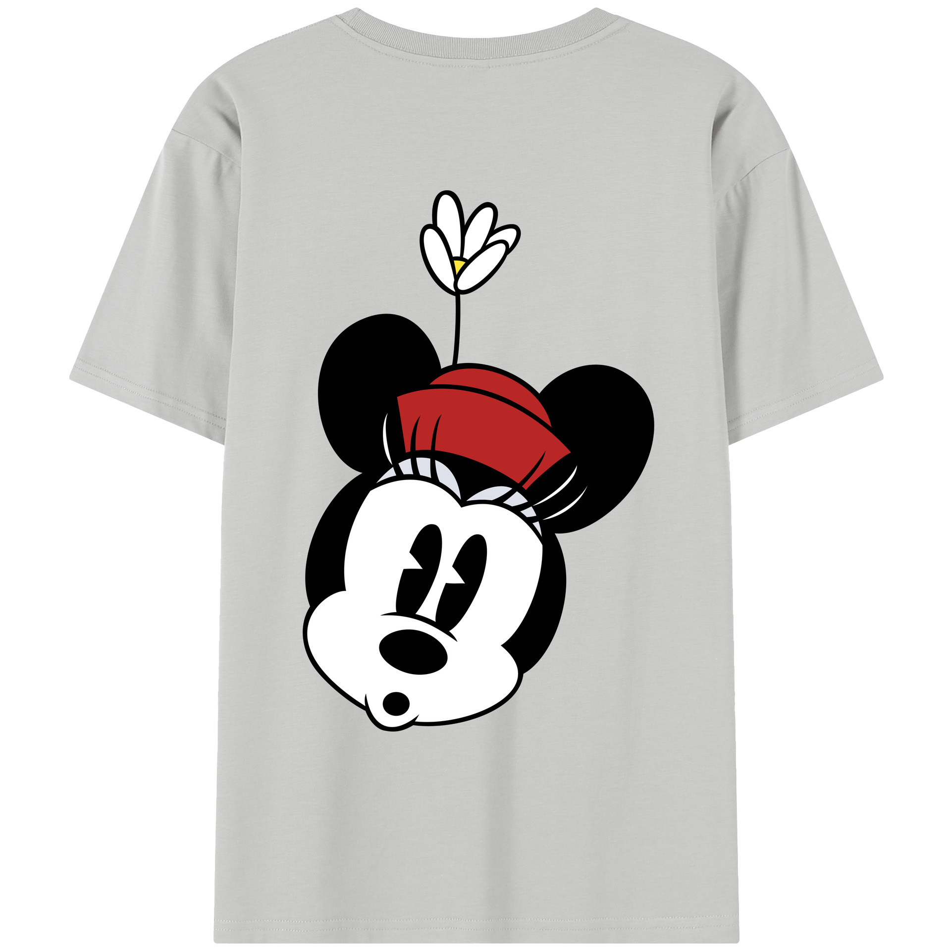 （画像用） ミッキーマウス Mickey Mouse レディース半袖Tシャツ(バックプリント)