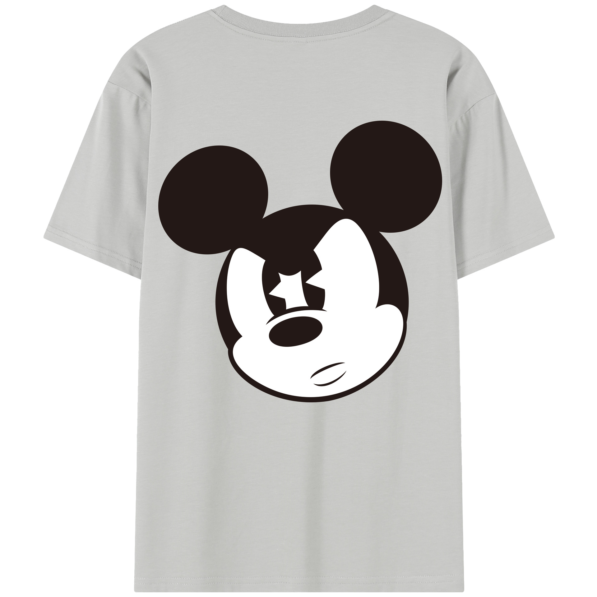 （画像用） ミッキーマウス Mickey Mouse レディース半袖Tシャツ(バックプリント)